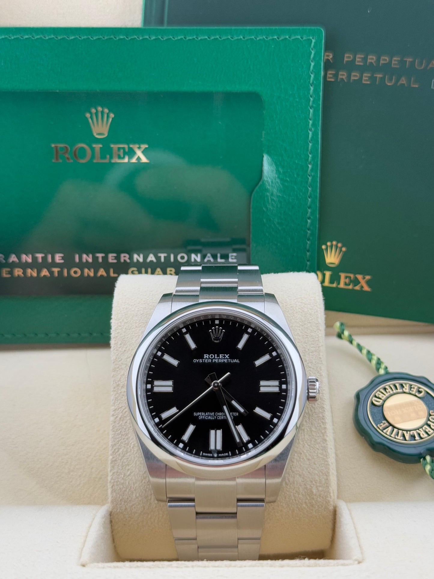 Rolex Oyster Perpetual 41 Black Dial 124300