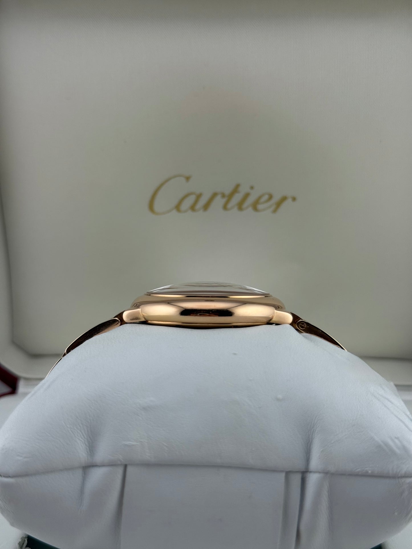 Cartier Ballon Bleu 36 Automatic 18kt Rose Gold WE902026