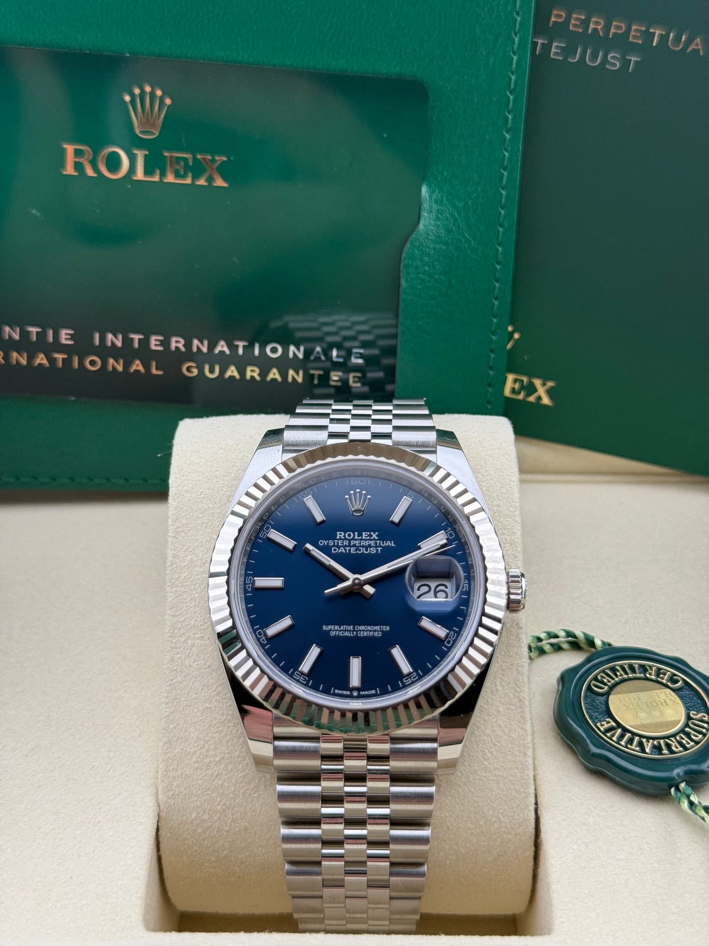 Rolex Datejust 41 Blue Jubilee 126334