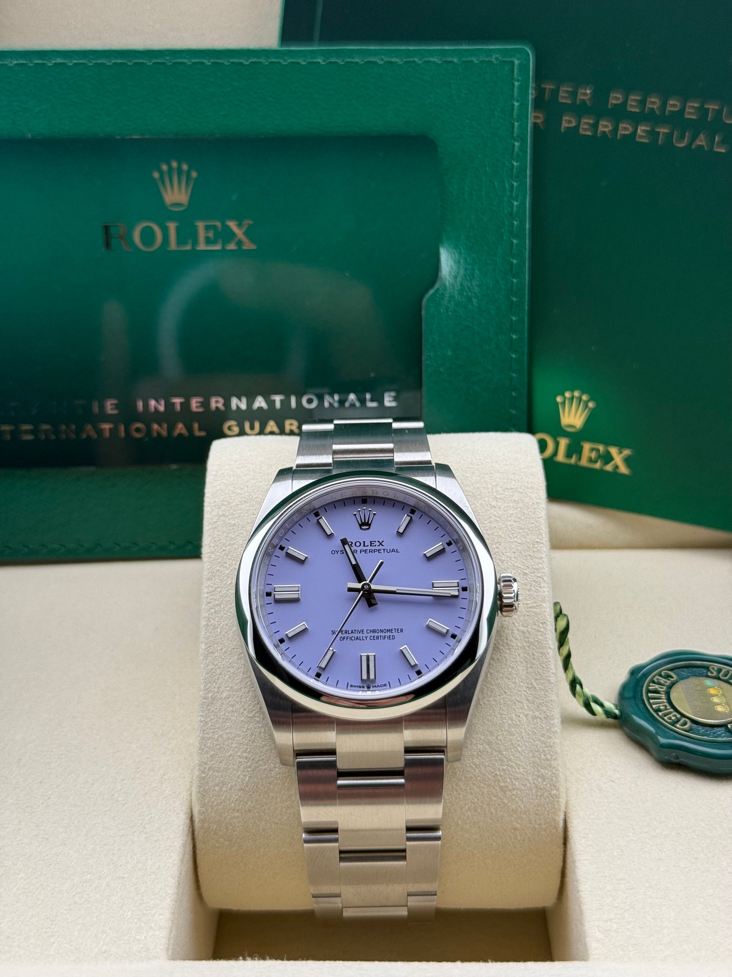 Rolex Oyster Perpetual 36 Lavender Dial 126000