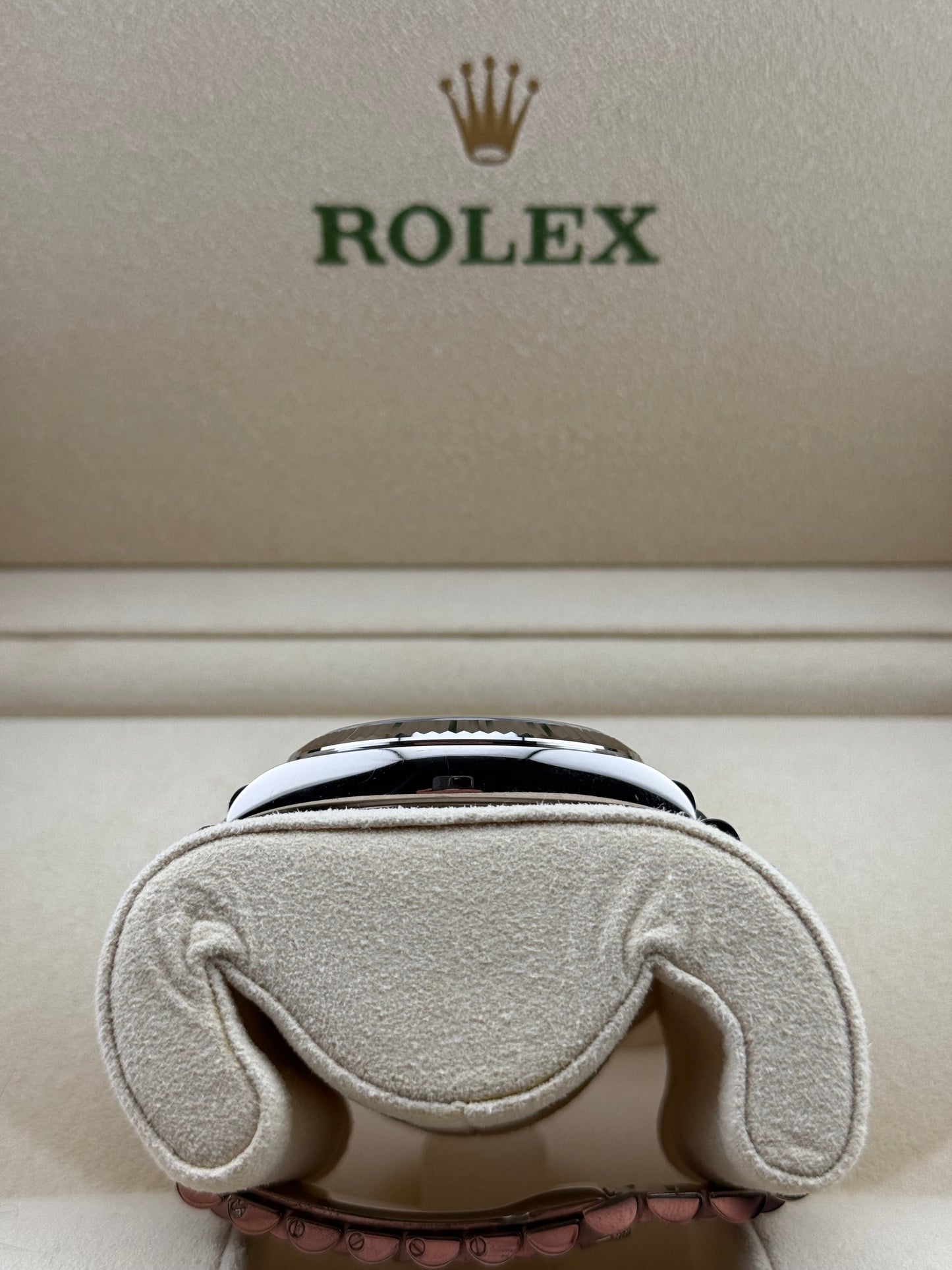 Rolex Day-Date 40 White Gold Black Baguette Dial 228239
