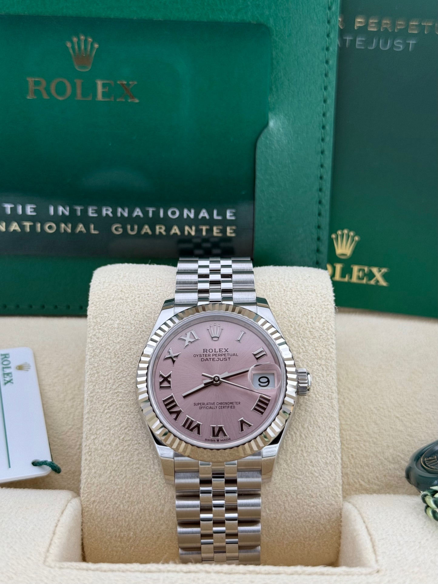 Rolex Datejust 31 Pink Roman Jubilee 278274