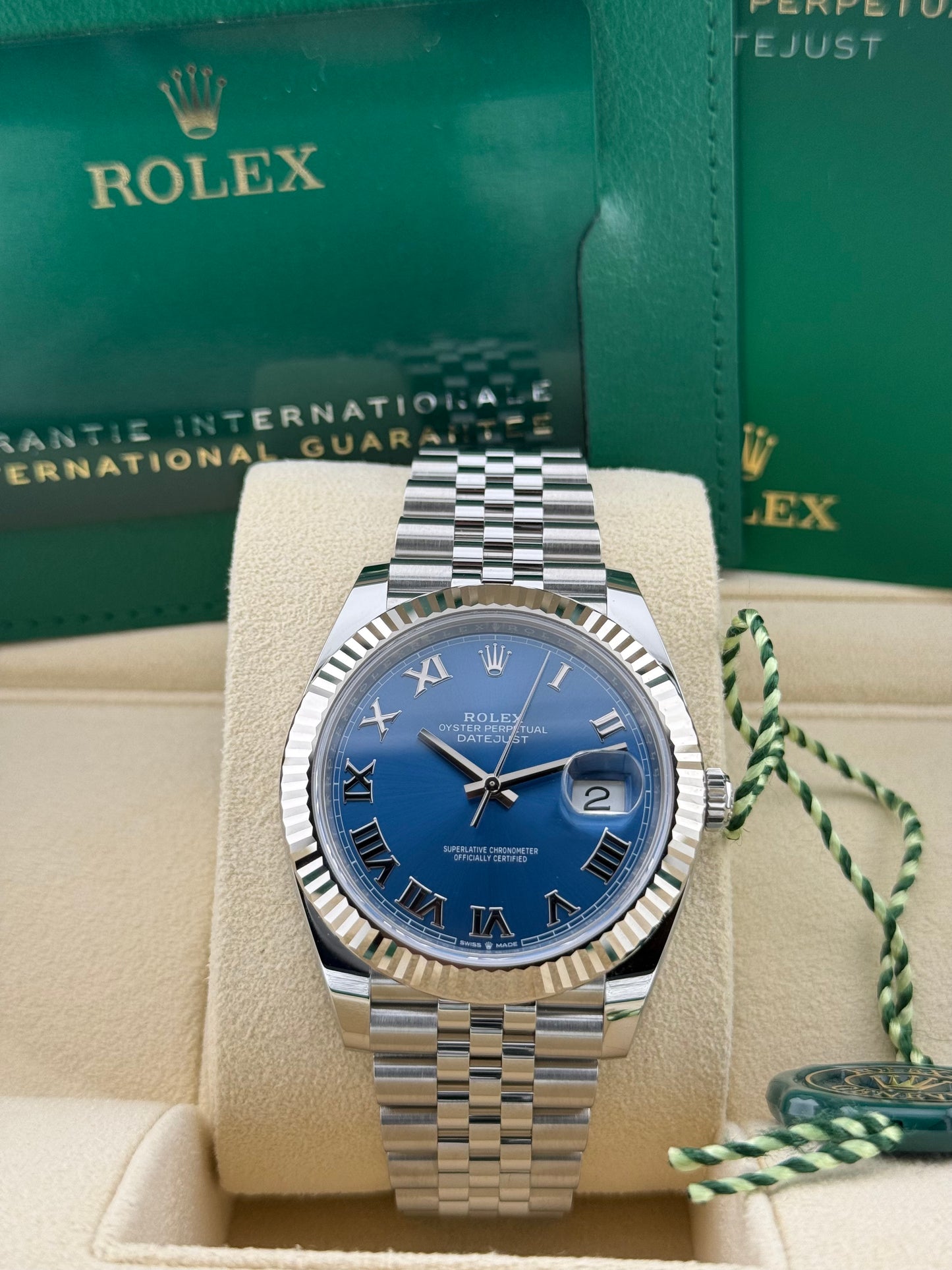 Rolex Datejust 41 Blue Roman Jubilee 126334
