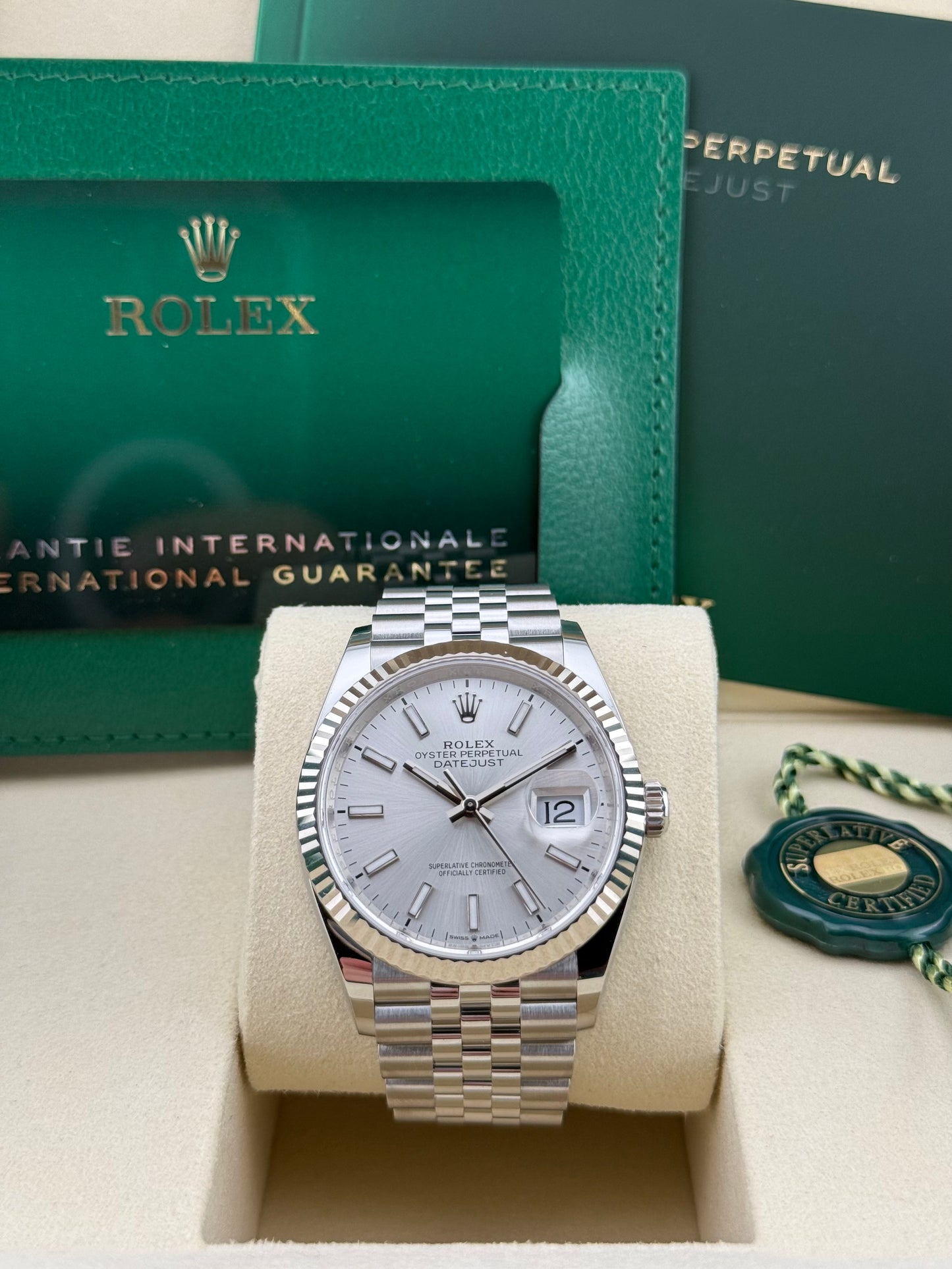 Rolex Datejust 36 Silver Jubilee 126234