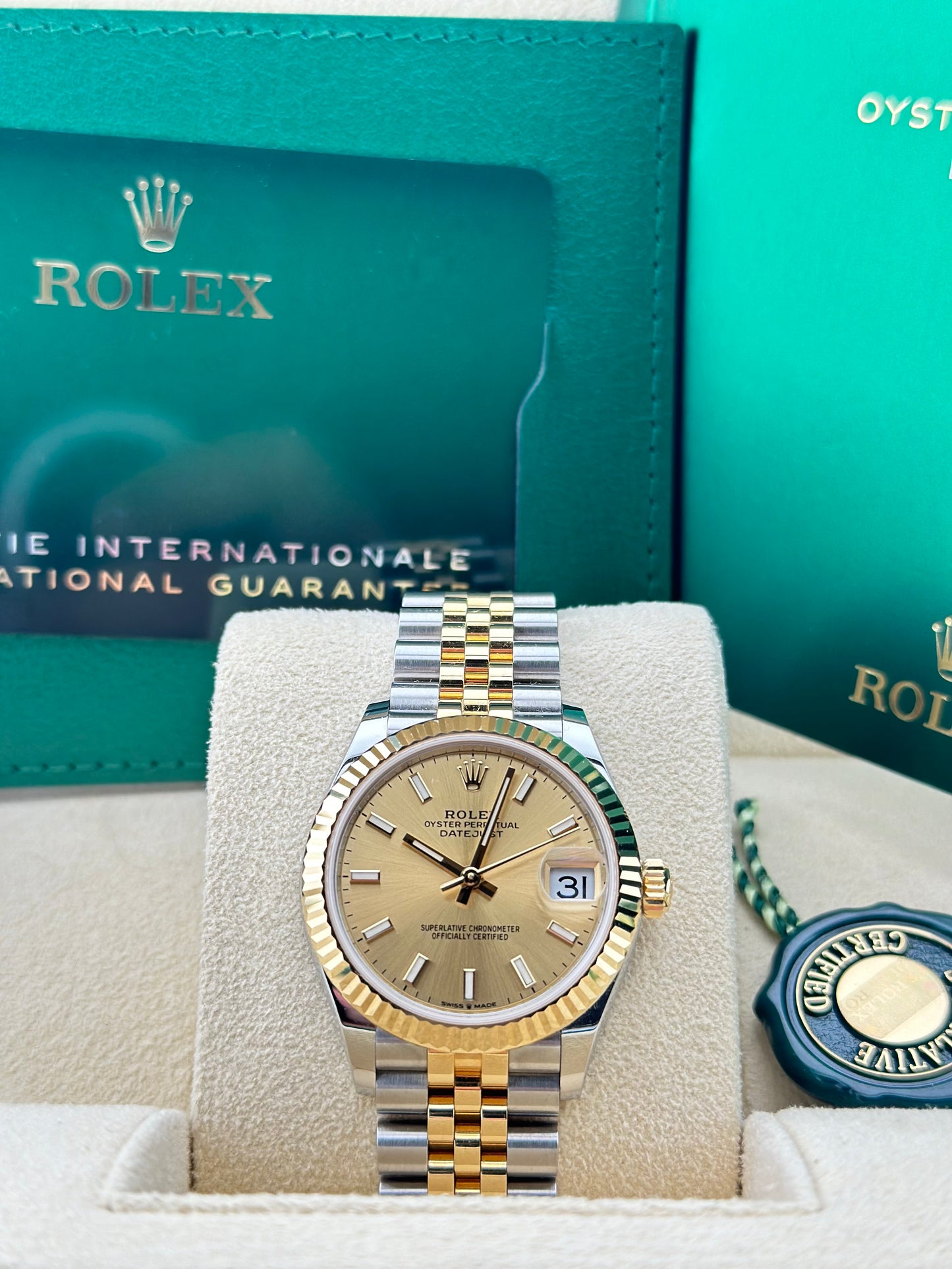 Rolex Datejust 31 Champagne Dial 278273