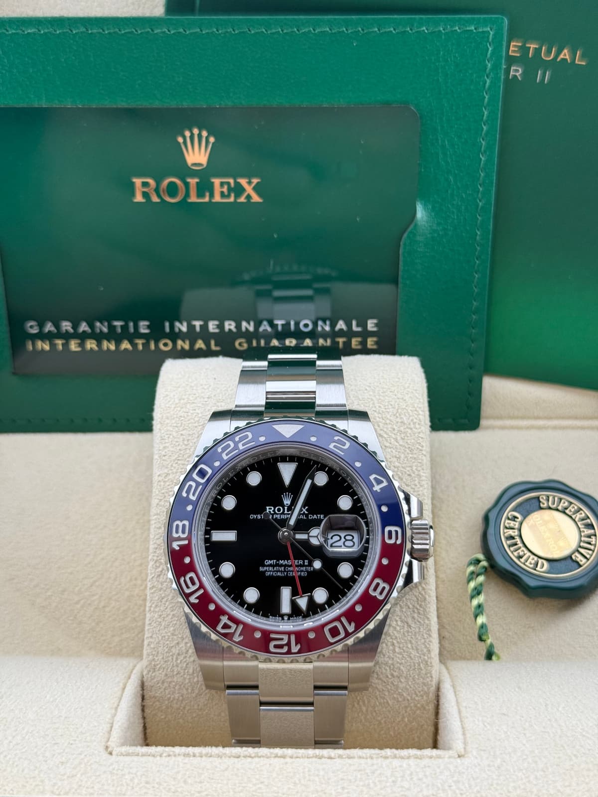 Rolex GMT-Master “Pepsi” Oyster 126710BLRO