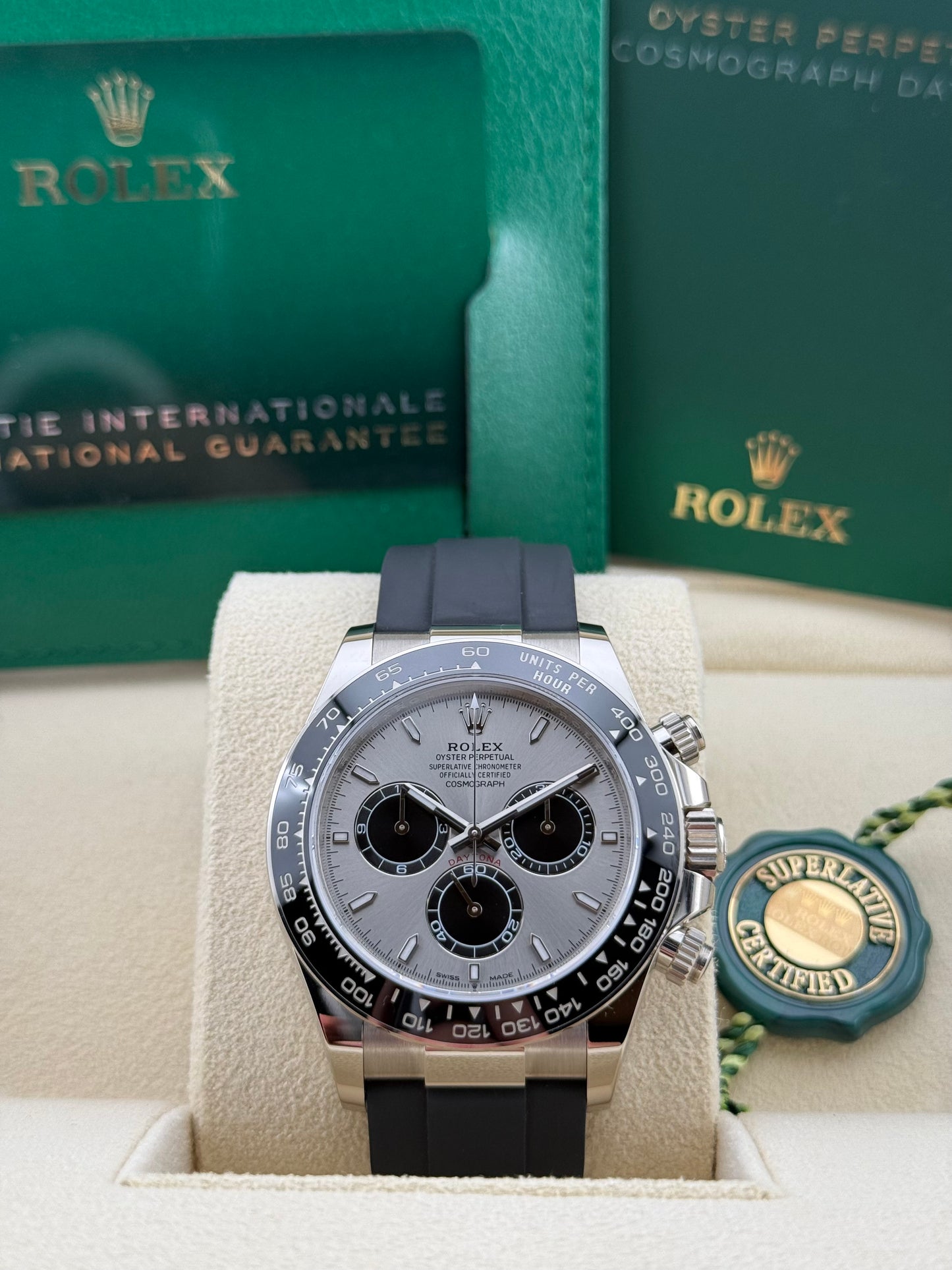 Rolex Daytona "Ghost" Dial White Gold Oysterflex 126519LN