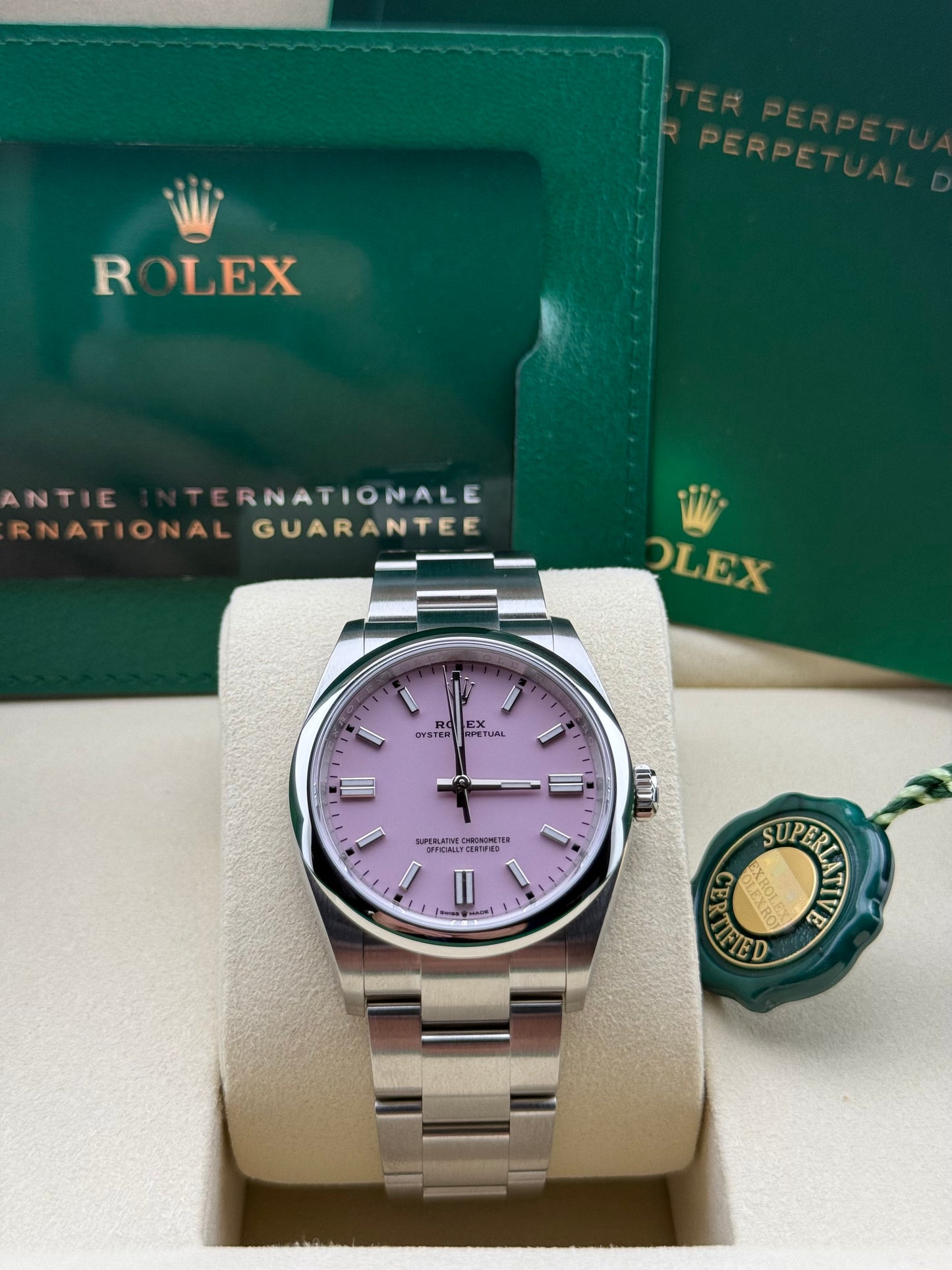 Rolex Oyster Perpetual 36 Pink Dial 126000