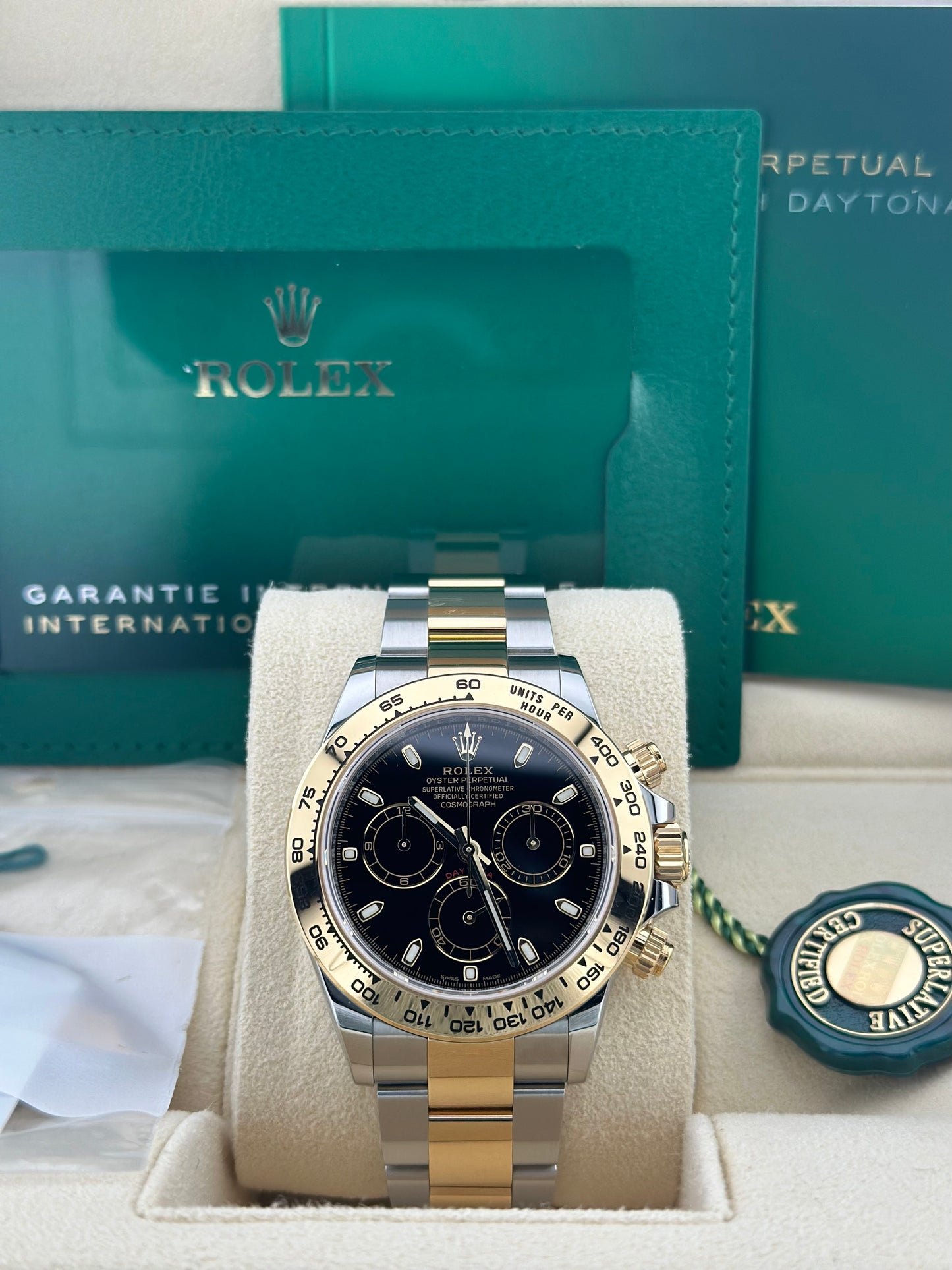 Rolex Daytona Black Dial Steel/Gold 116503