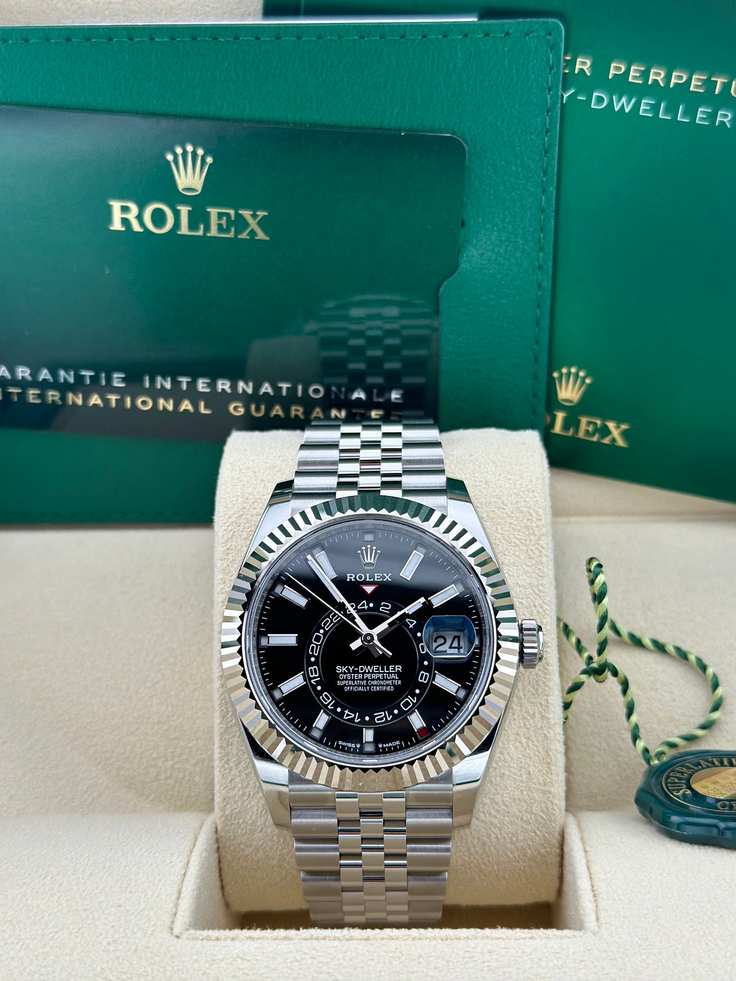 Rolex Sky-Dweller Black Dial Jubilee 336934