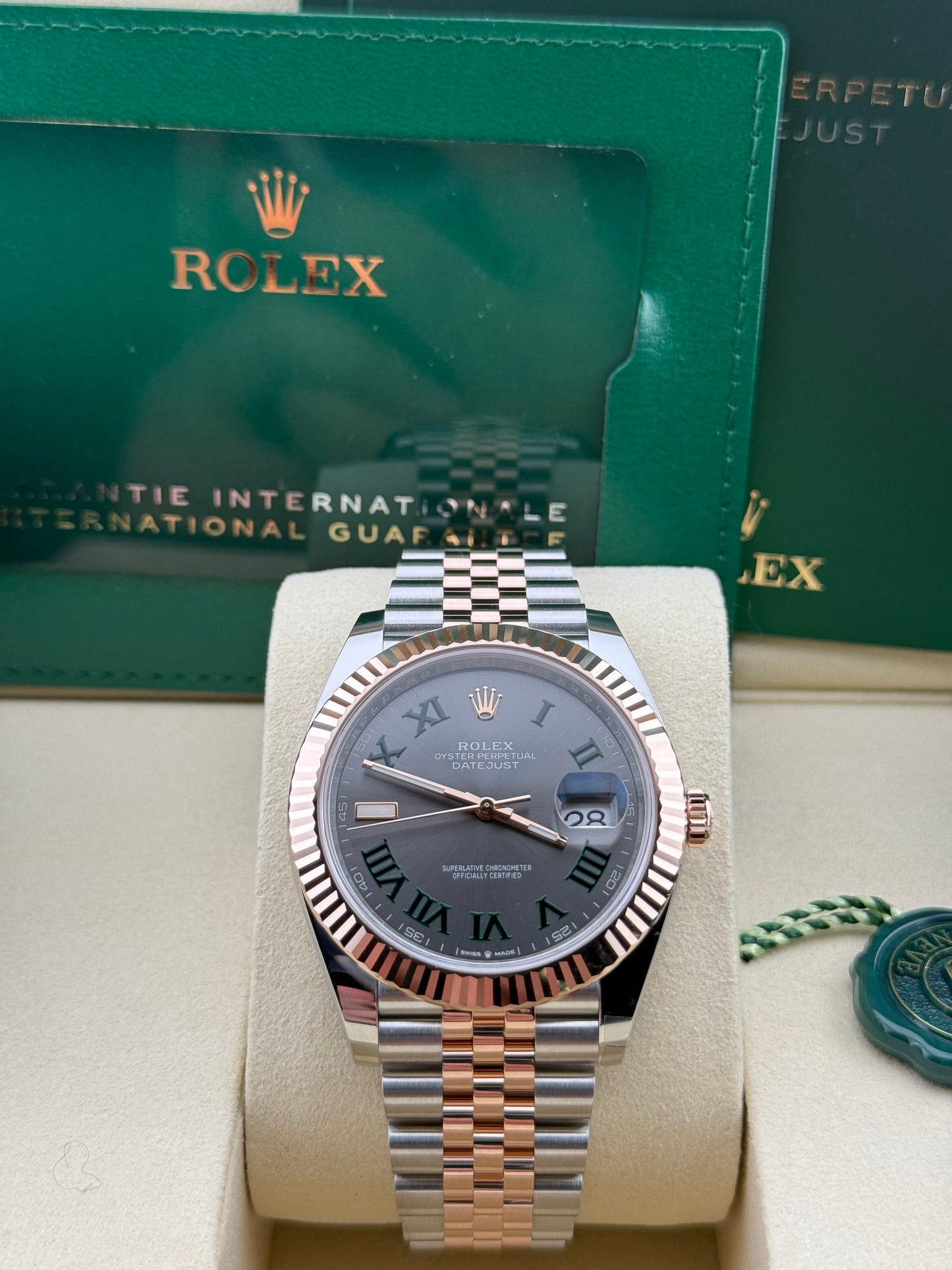 Rolex Datejust 41 Wimbledon Two-Tone Jubilee 126331