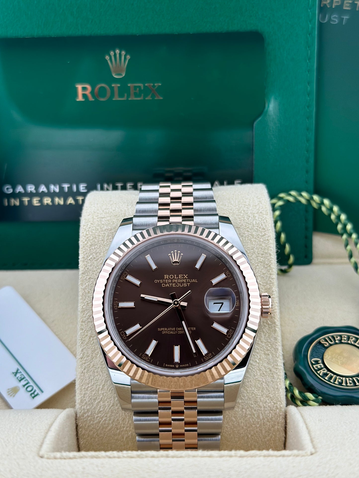 Rolex Datejust 41 Chocolate Dial Jubilee 126331