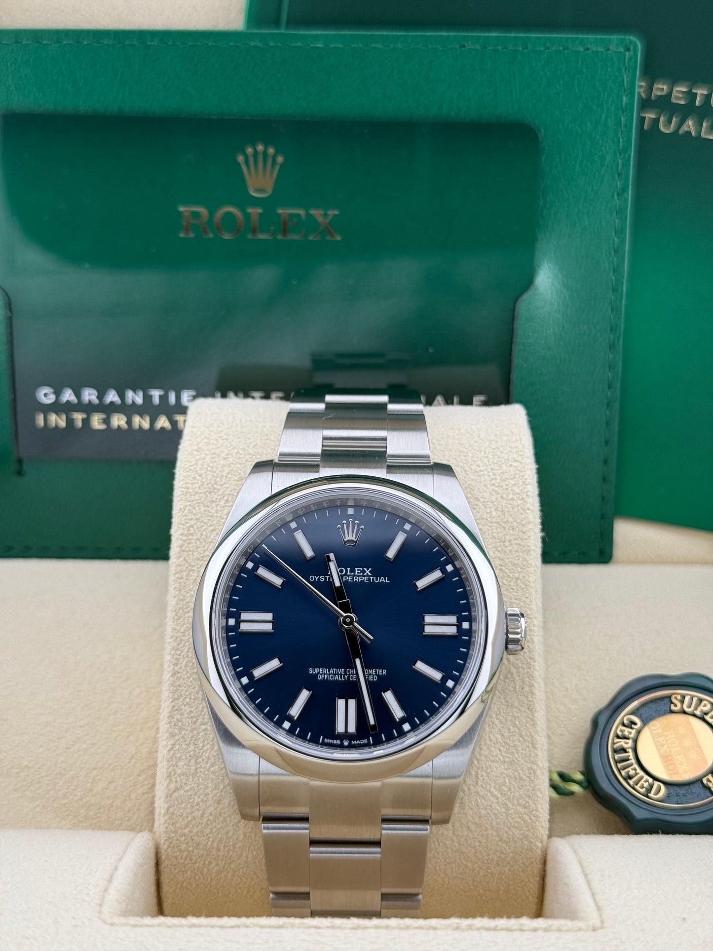 Rolex Oyster-Perpetual 41 Blue Dial 124300