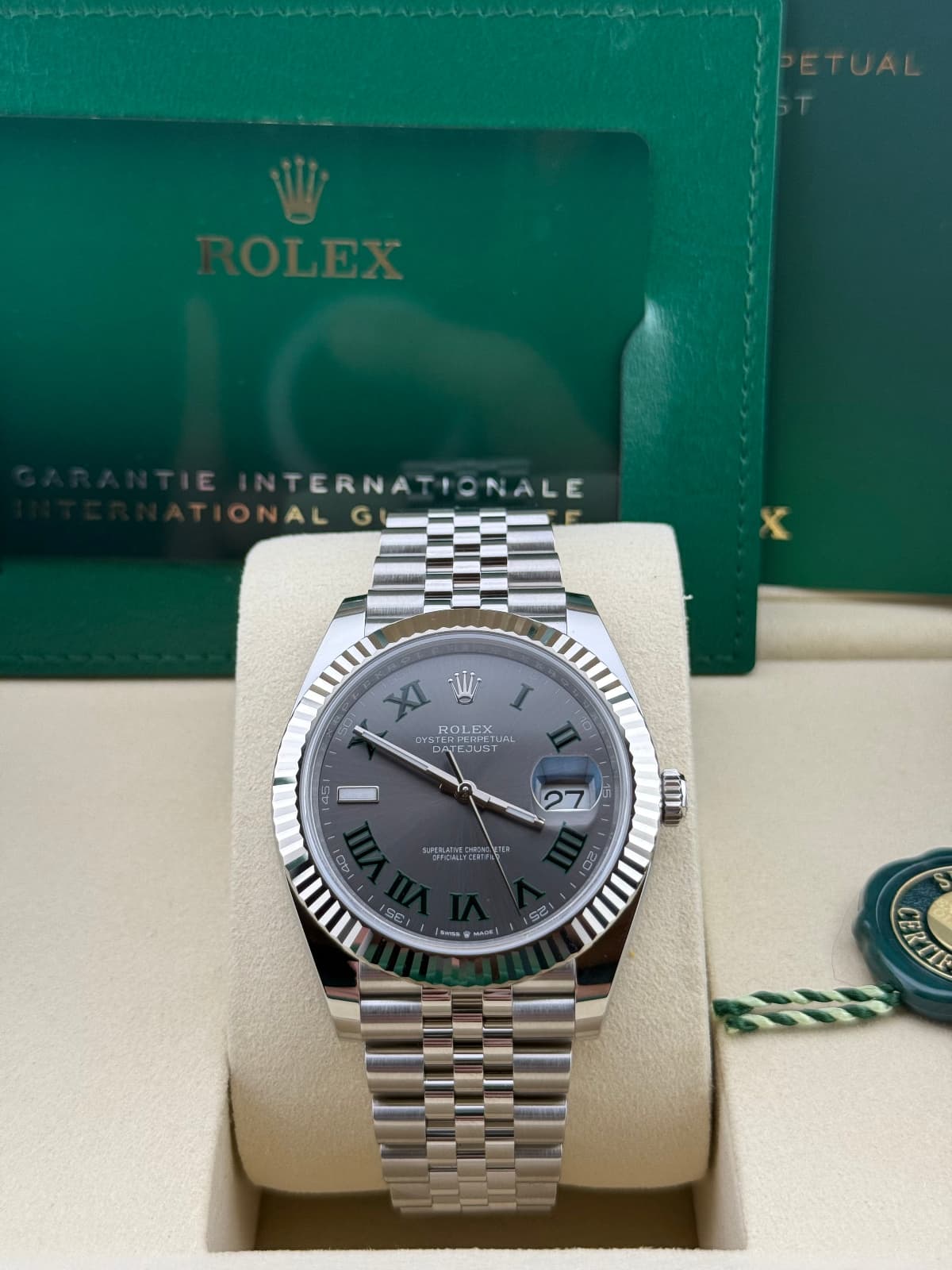 Rolex Datejust 41 “Wimbledon” Dial Jubilee 126334