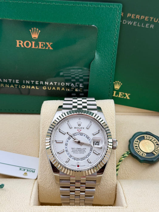 Rolex Sky-Dweller White Jubilee 336934