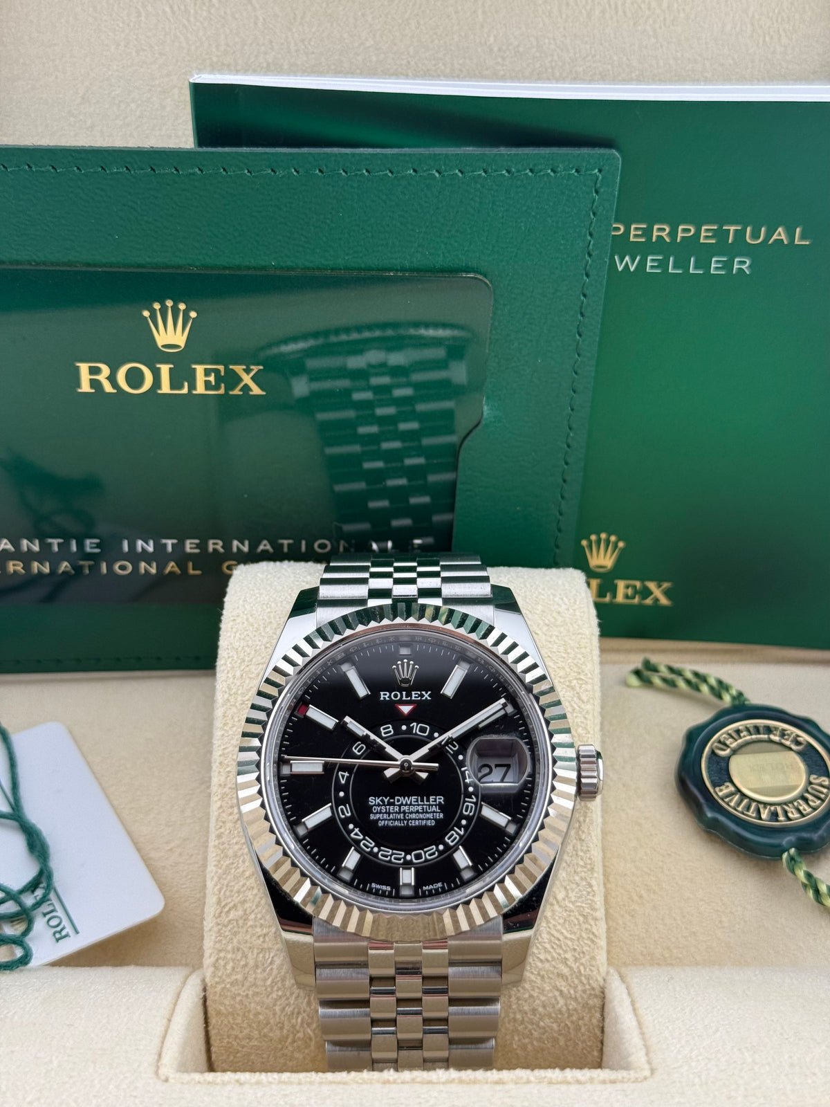 Rolex Sky-Dweller Black Dial Jubilee 336934
