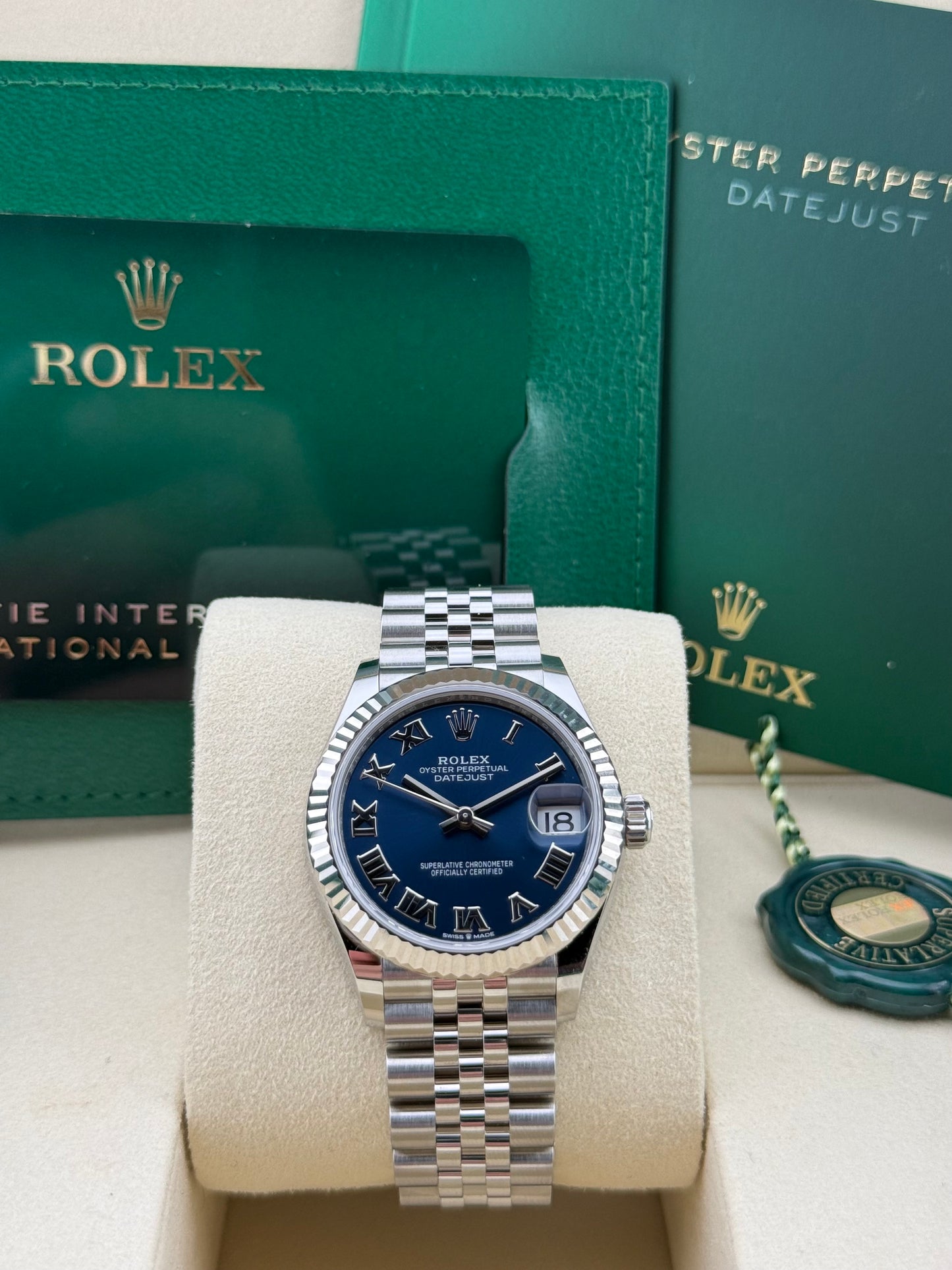 Rolex Datejust 31 Blue Roman Jubilee 278274