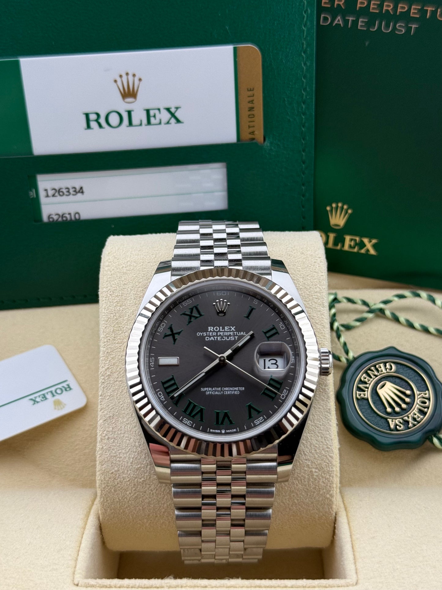 Rolex Datejust 41 Wimbledon Jubilee 126334