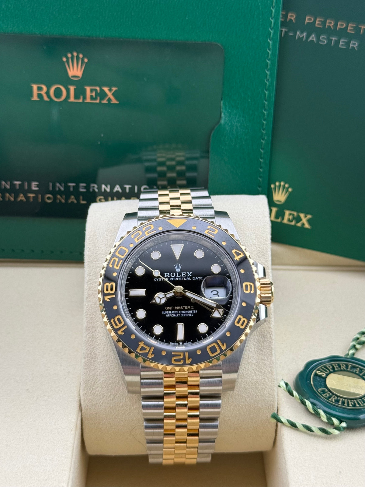 Rolex GMT-Master II Yellow Gold/Stainless steel 126713GRNR