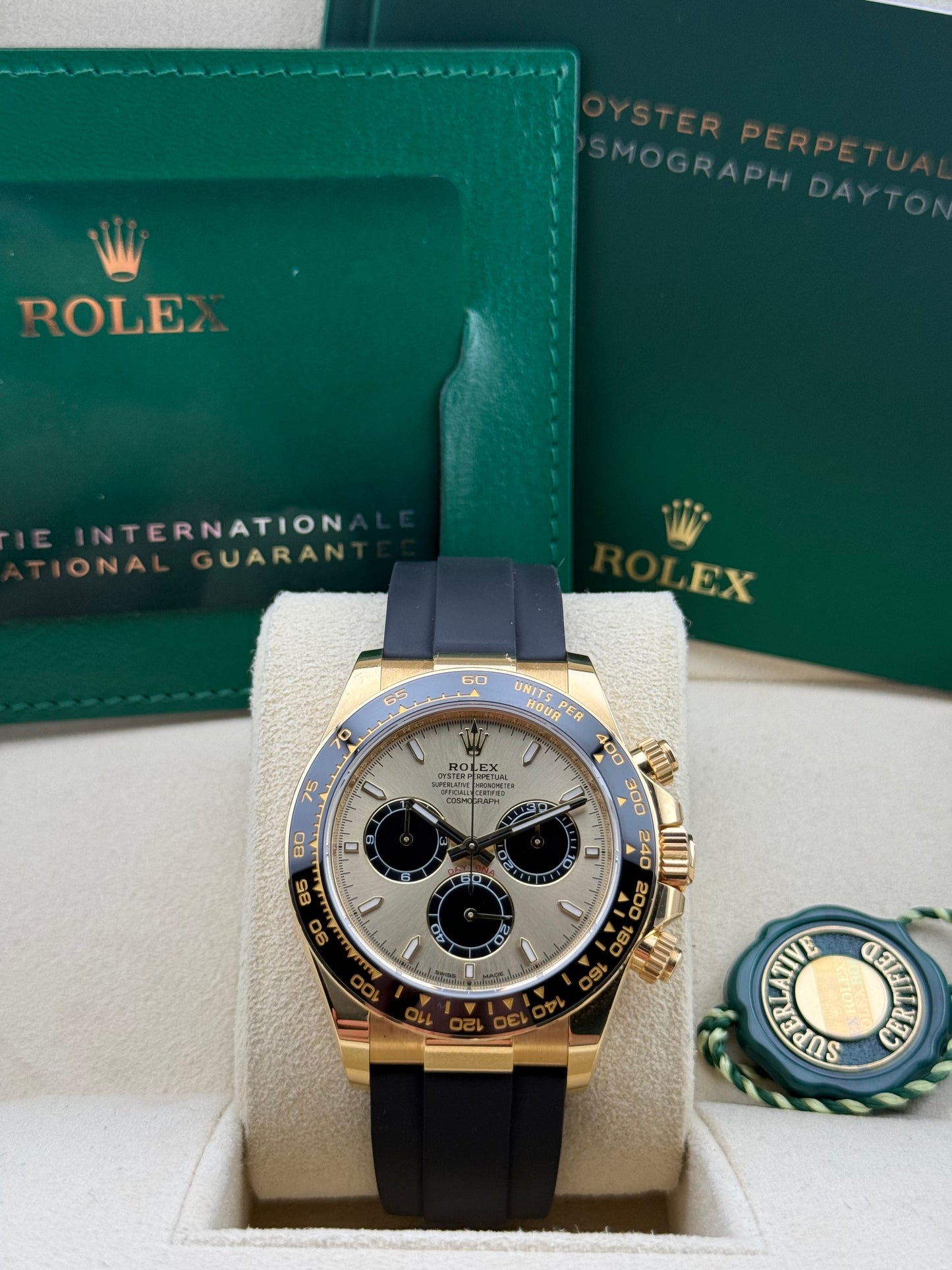 Rolex Daytona Pikachu Yellow Gold Oysterflex 126518LN