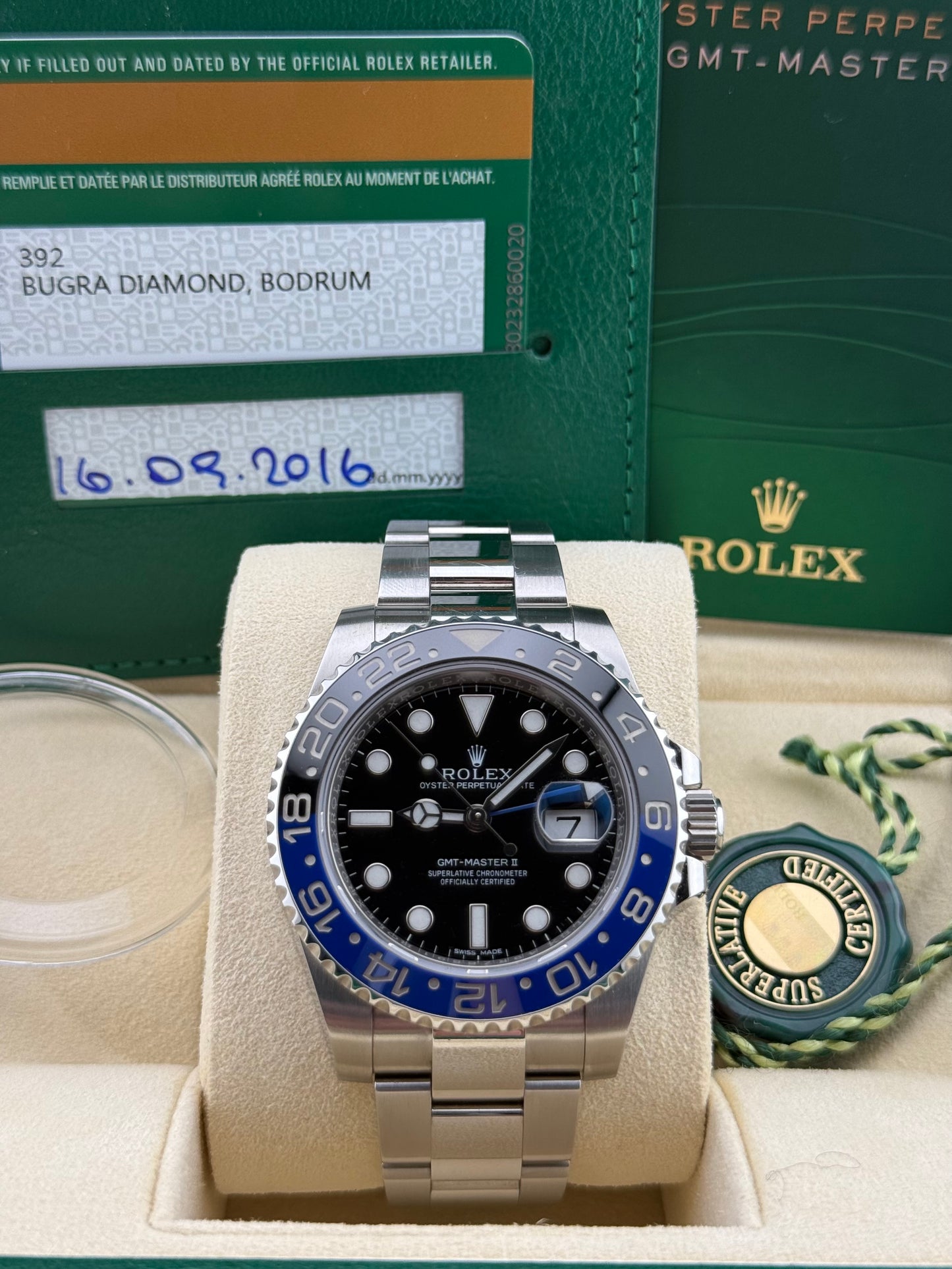 Rolex GMT-Master II Batman 116710BLNR