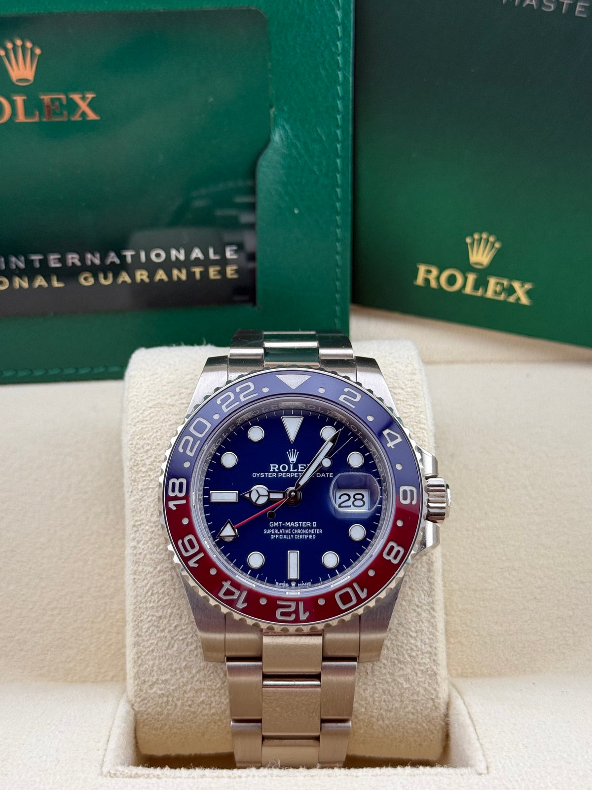 Rolex GMT-Master II Blue White Gold 126719BLRO