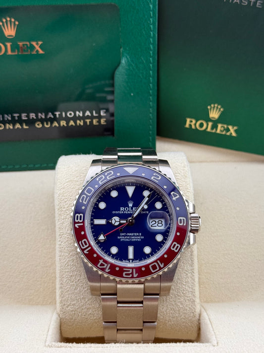 Rolex GMT-Master II Blue White Gold 126719BLRO