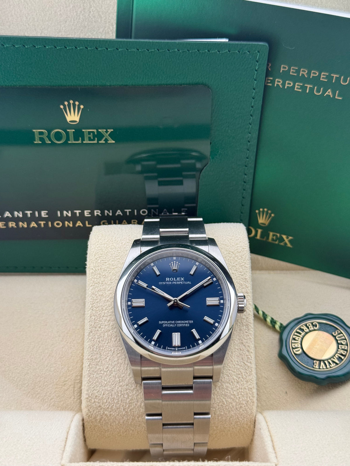 Rolex Oyster Perpetual 36 Blue 126000