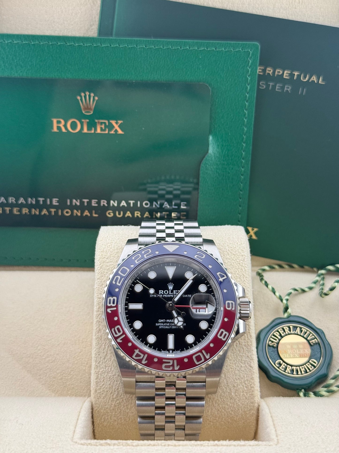 Rolex GMT-Master II Pepsi Jubilee 126710BLRO