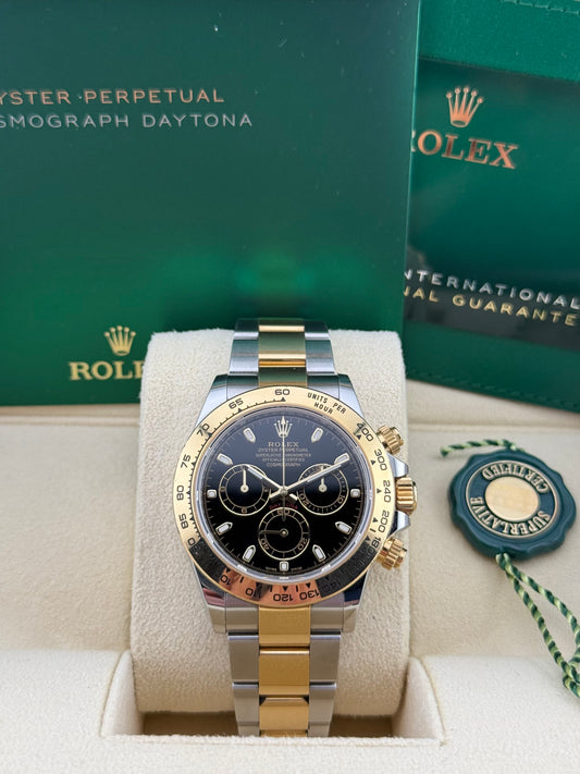 Rolex Daytona Black Dial Steel/Gold 116503