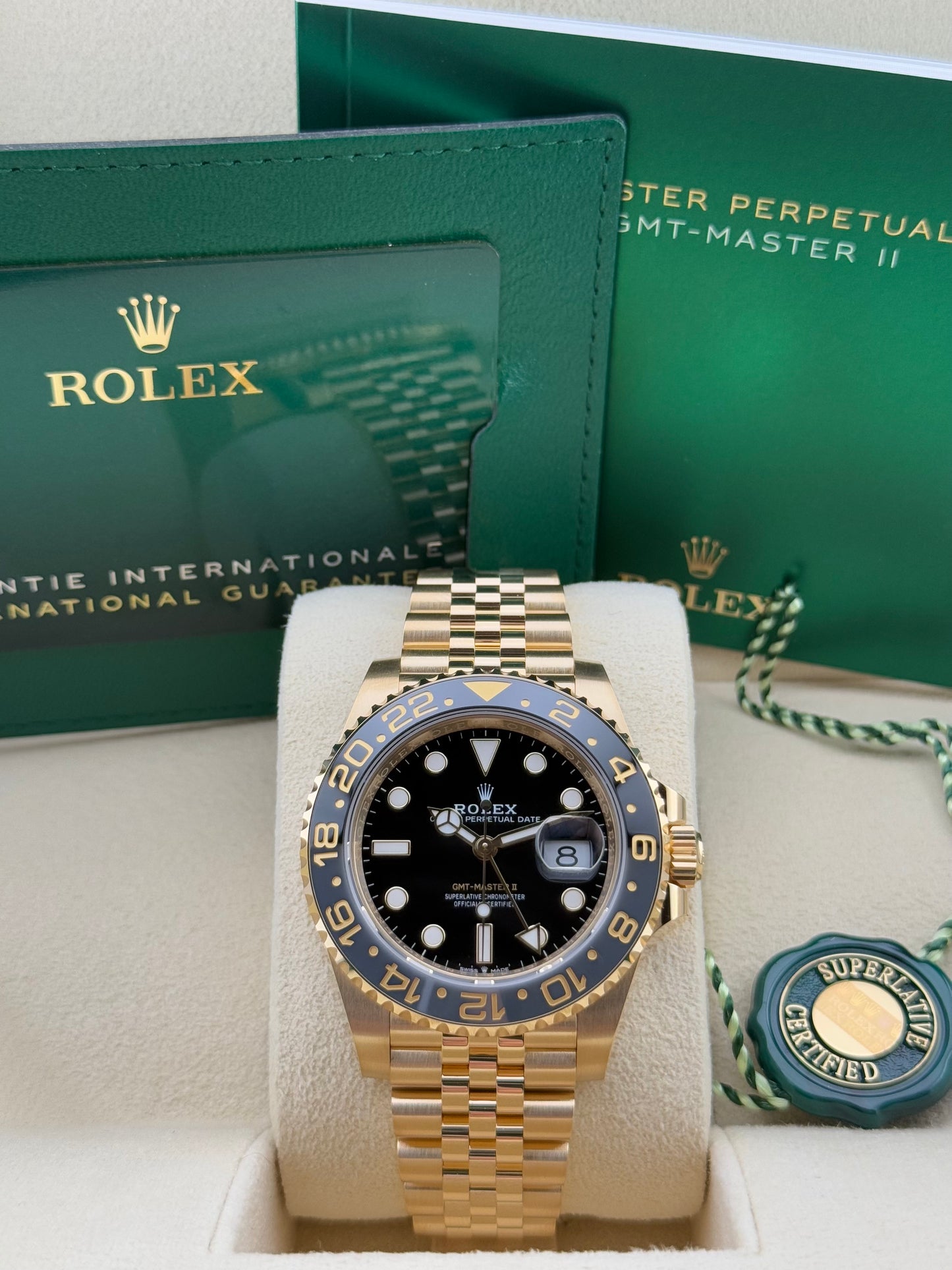 Rolex GMT-Master 2 Yellow Gold ref. 126718GRNR