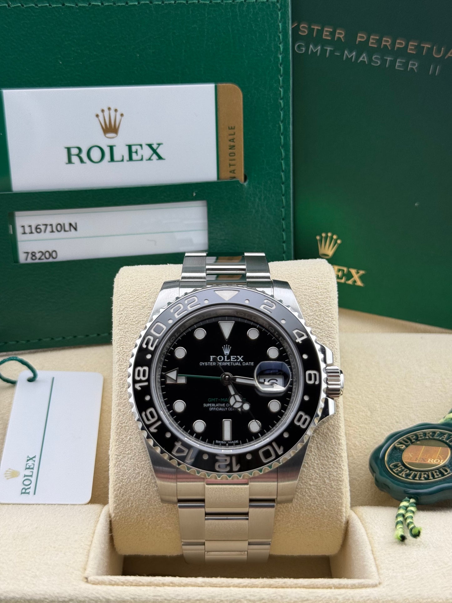 Rolex GMT-Master II “Green Arrow” 116710LN