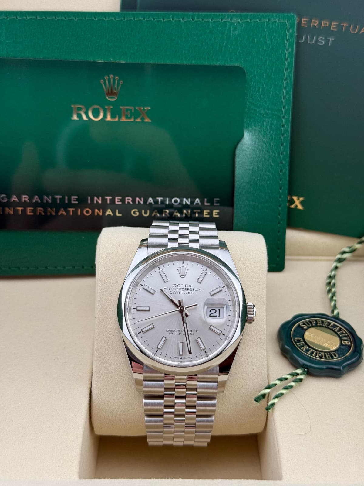 Rolex Datejust 36 Silver Jubilee 126200