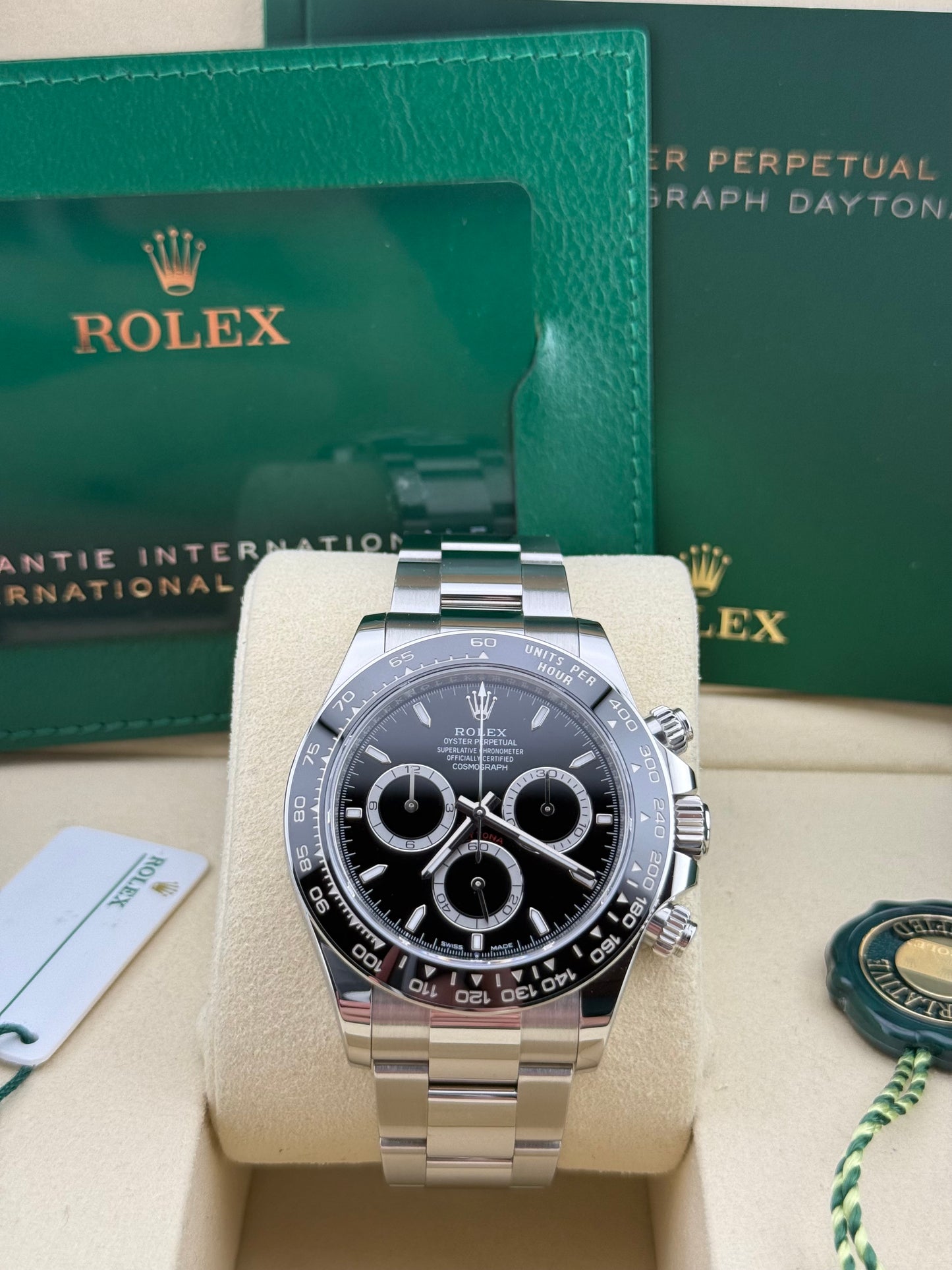 Rolex Daytona Stainless Steel Black Dial 126500LN