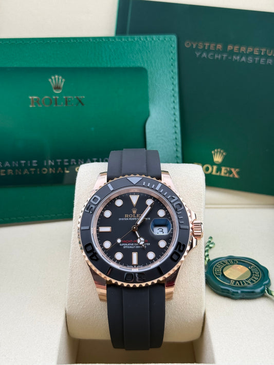 Rolex Yacht-Master 40 Rose Gold/Oysterflex 126655