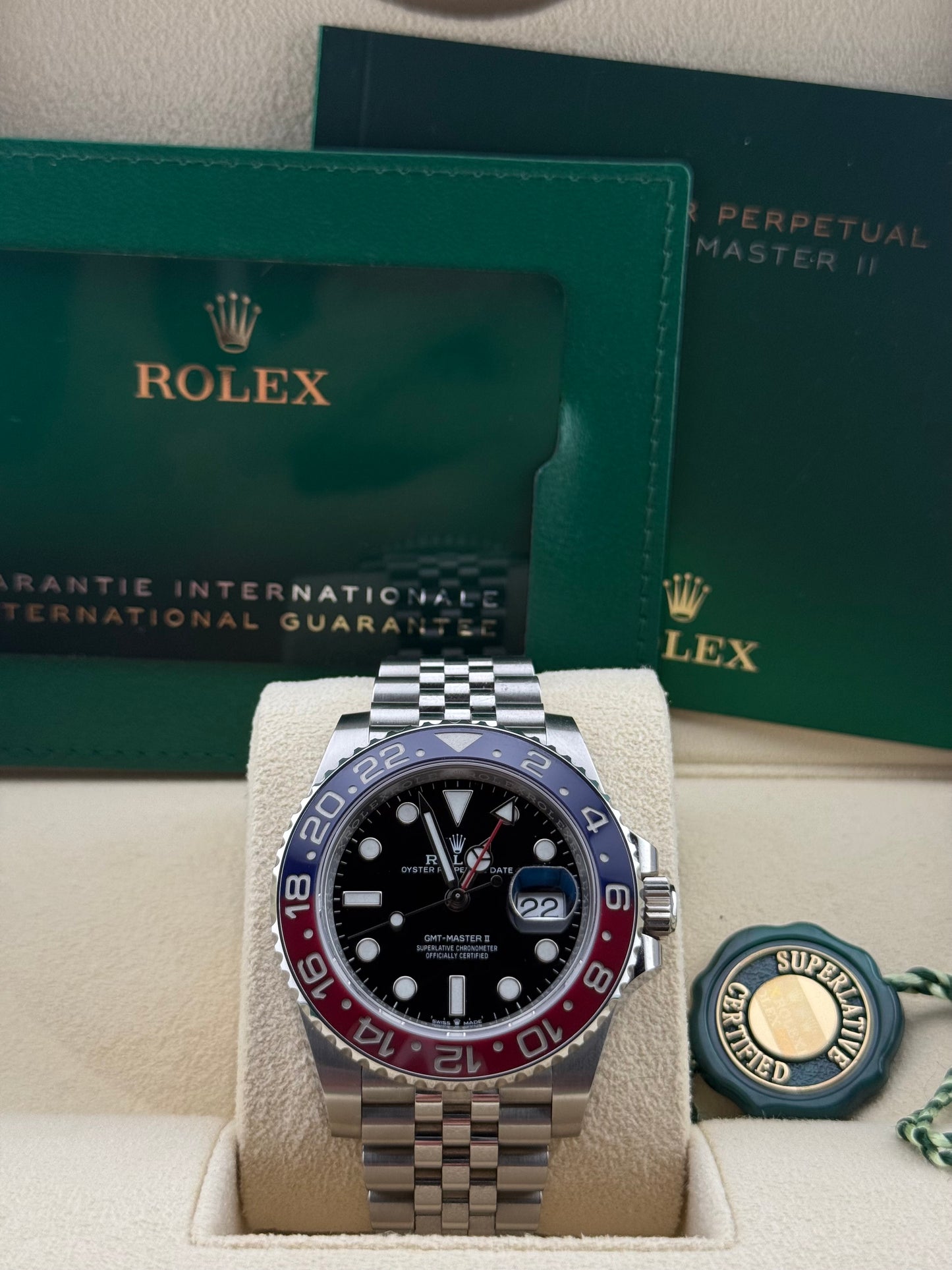 Rolex GMT-Master II “Pepsi” Jubilee 126710BLRO