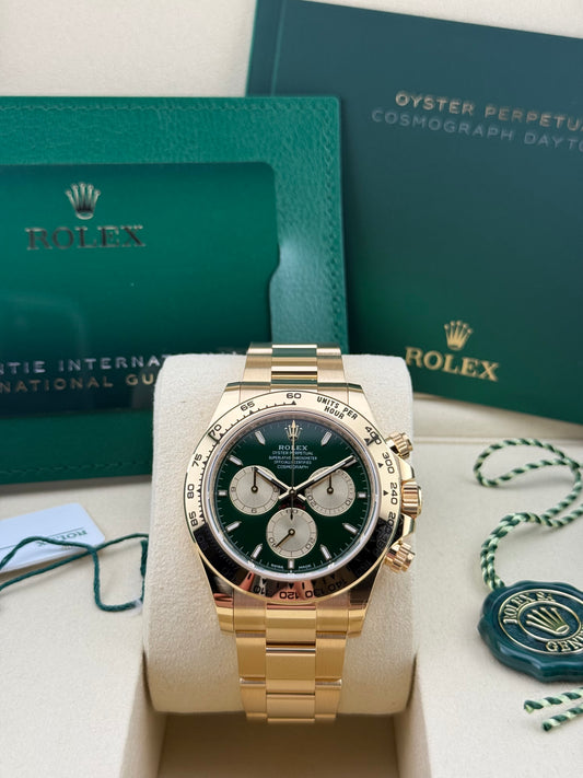 Rolex Daytona Green John Mayer 2.0 Yellow Gold 126508