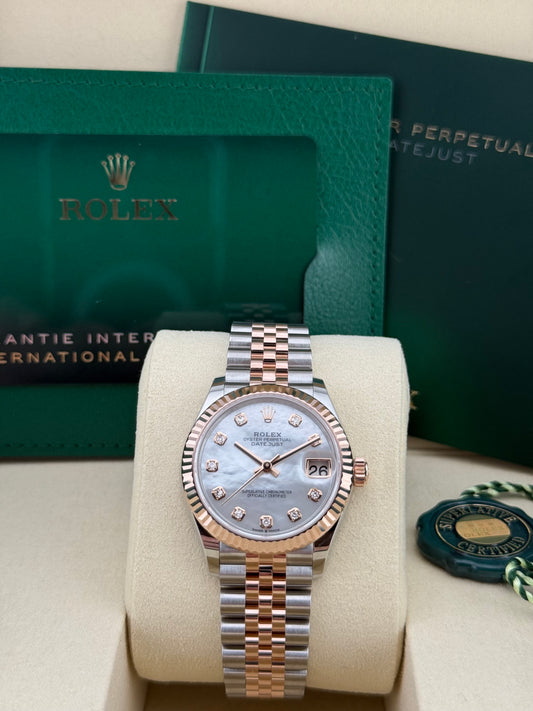 Rolex Datejust 31 MOP Rose Gold/Steel Jubilee 278271