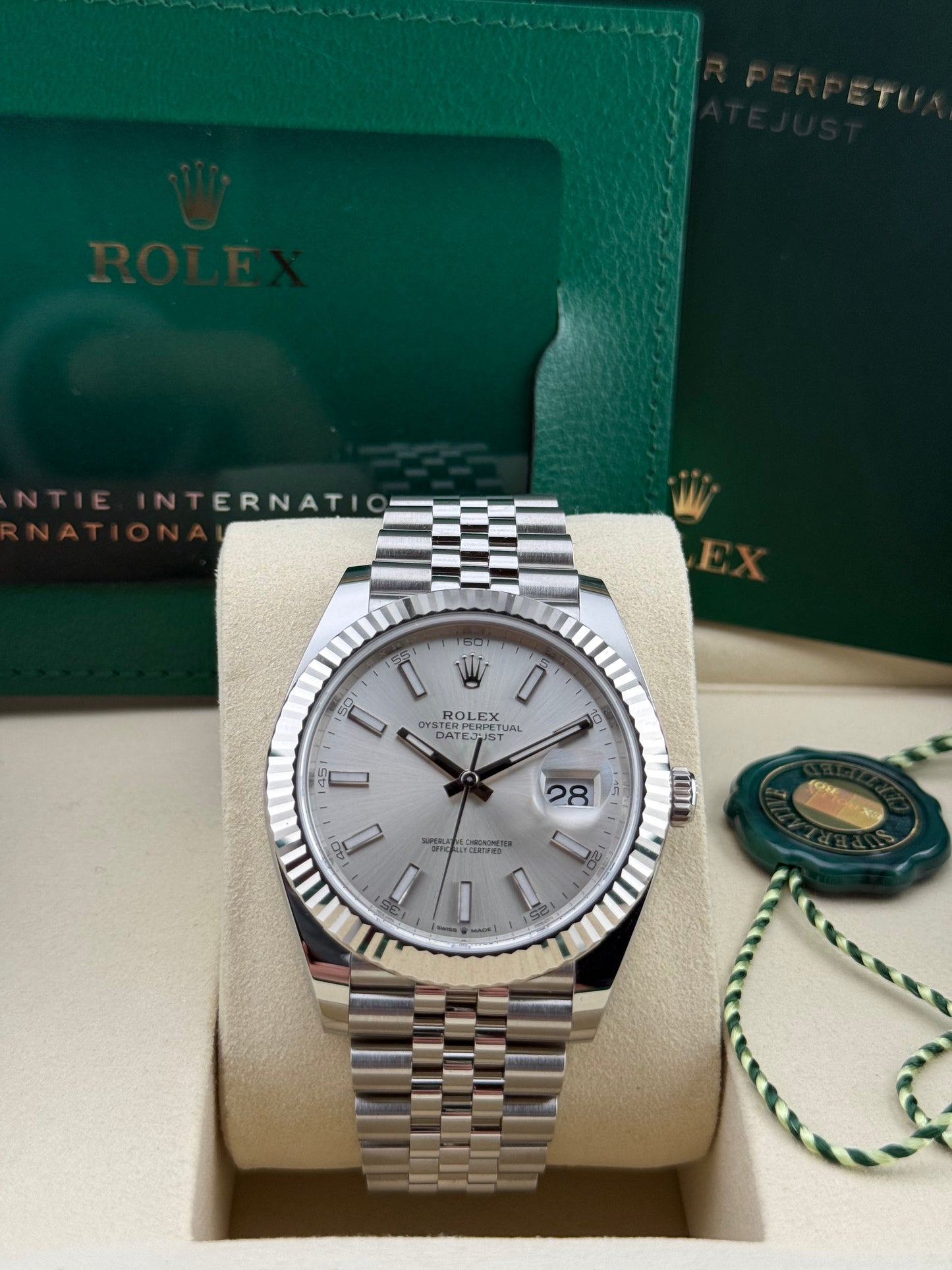Rolex Datejust 41 Silver Jubilee 126334