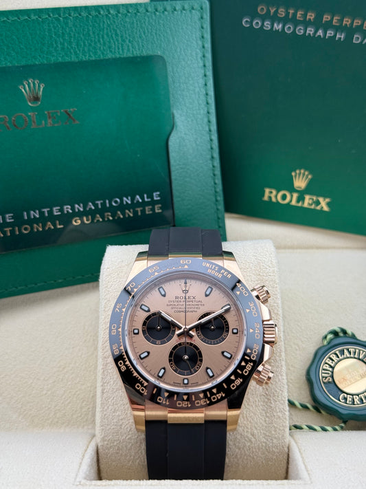 Rolex Daytona Everose Gold Oysterflex Pink 116515LN