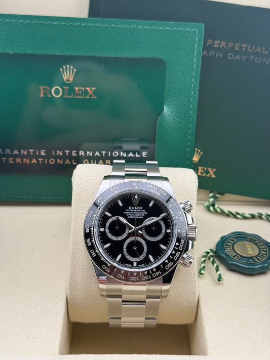 Rolex Daytona Stainless Steel Black 126500