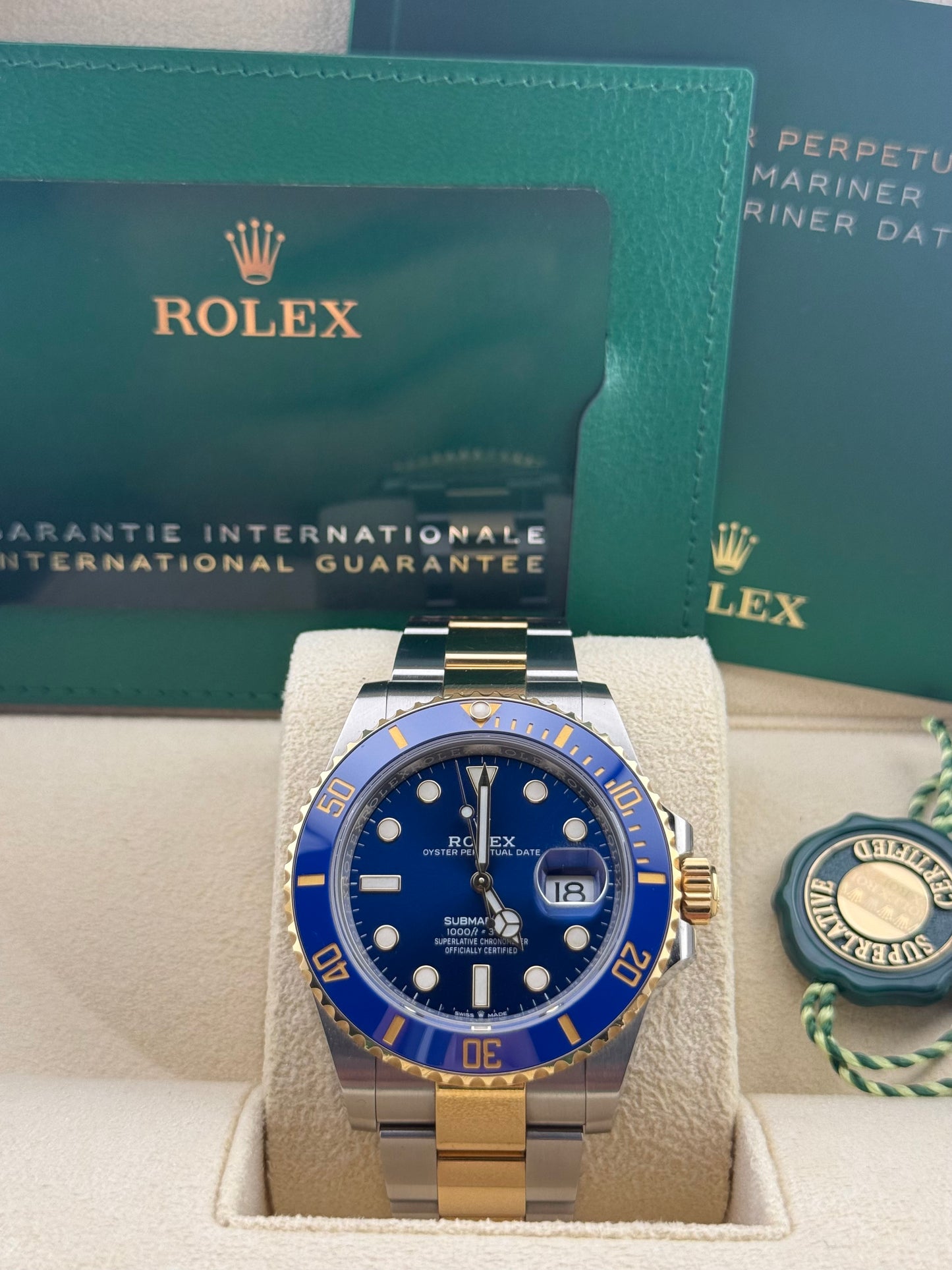 Rolex Submariner Steel/Gold Blue Dial “Bluesy”126613LB