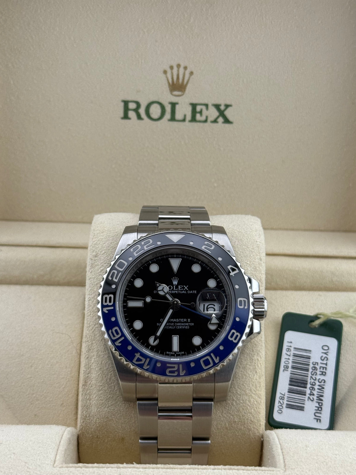 Rolex GMT-Master 2 Batman 116710BLNR