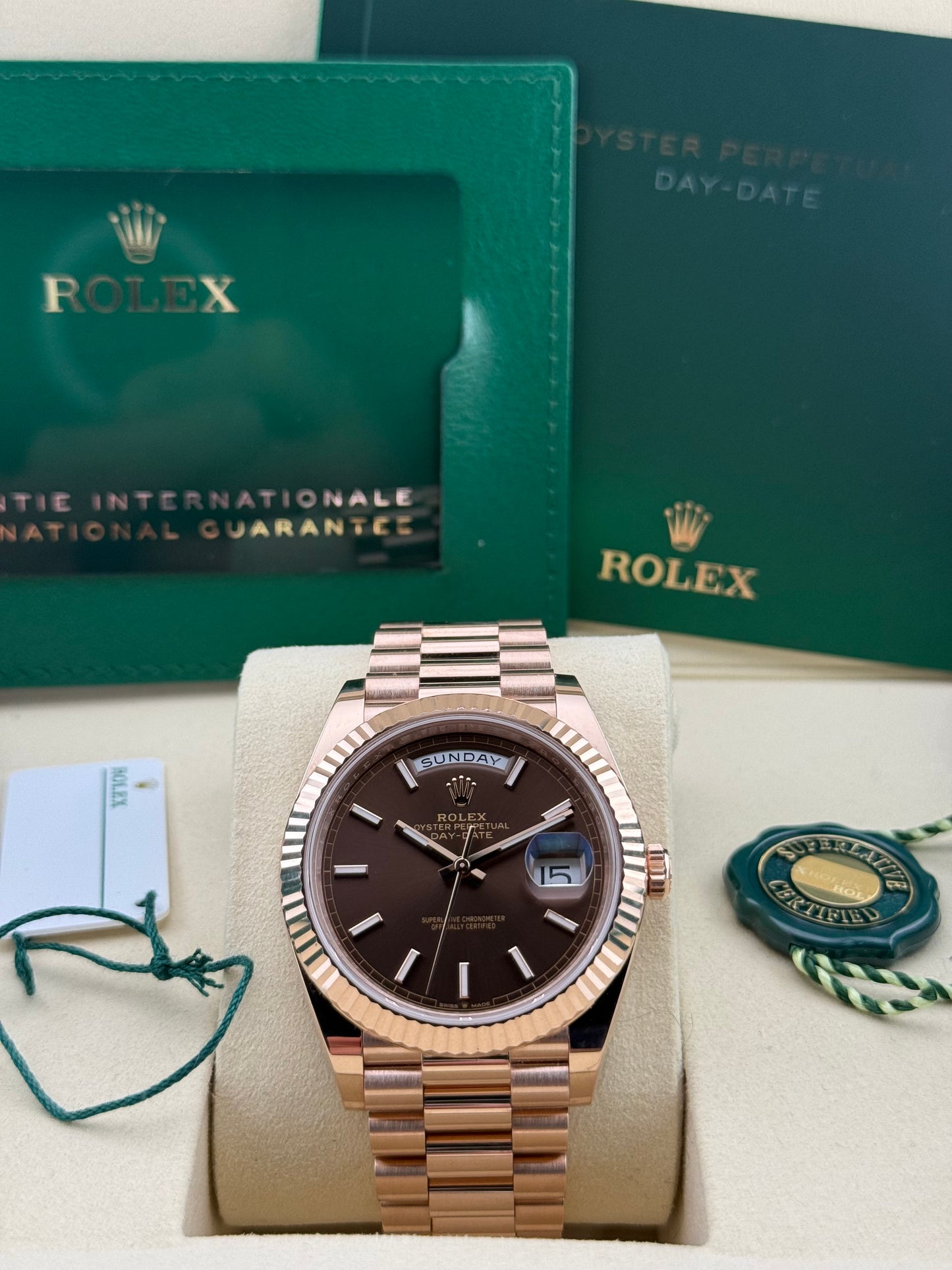 Rolex Day-Date 40 Chocolate 228235