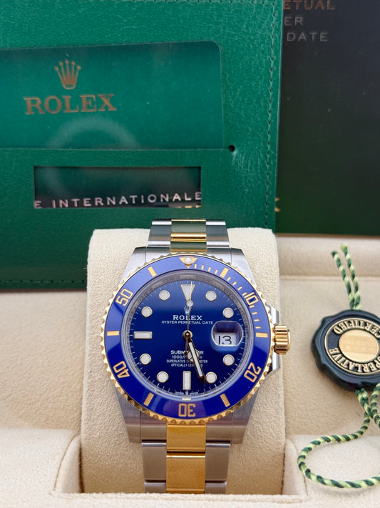 Rolex Submariner Steel/Gold Blue Dial “Bluesy”126613LB
