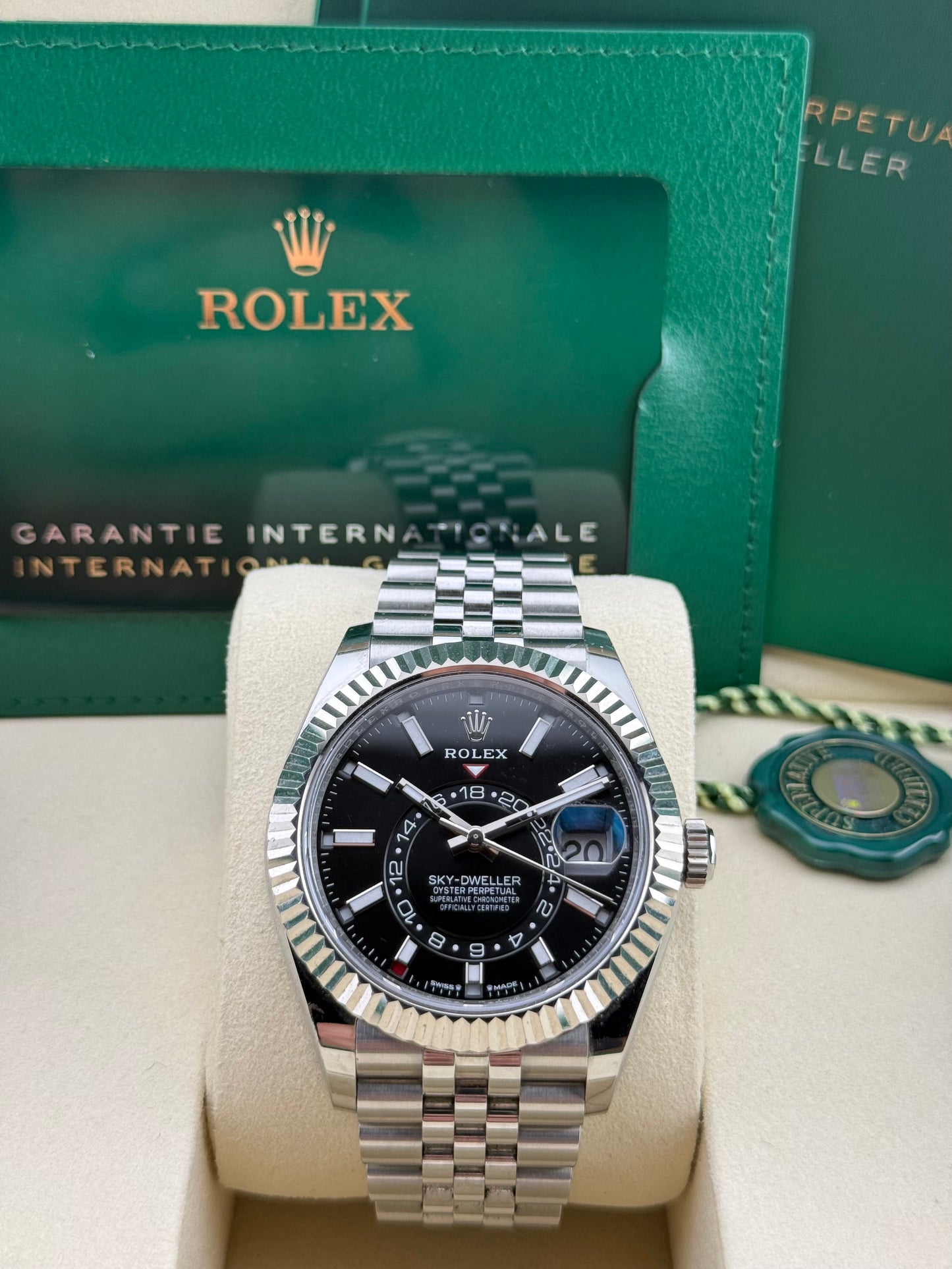Rolex Sky-Dweller Black Dial Jubilee 336934