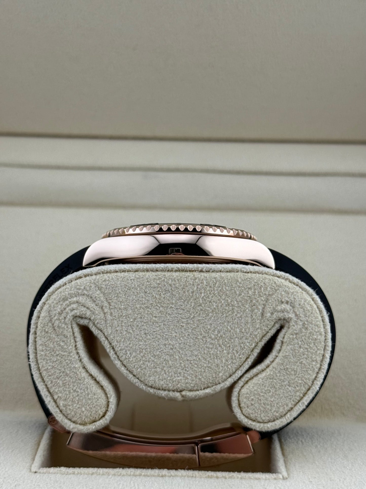 Rolex Yacht-Master 37 Rose Gold Oysterflex Pavé Diamond 268655