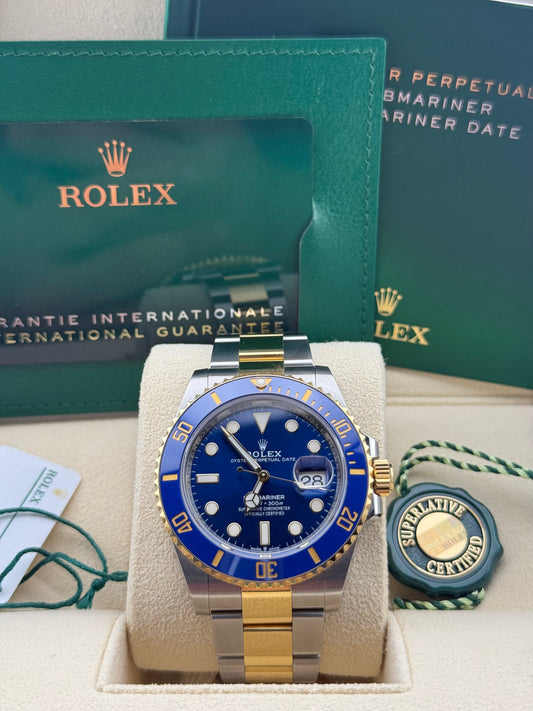Rolex Submariner Steel/Gold Blue Dial “Bluesy”126613LB