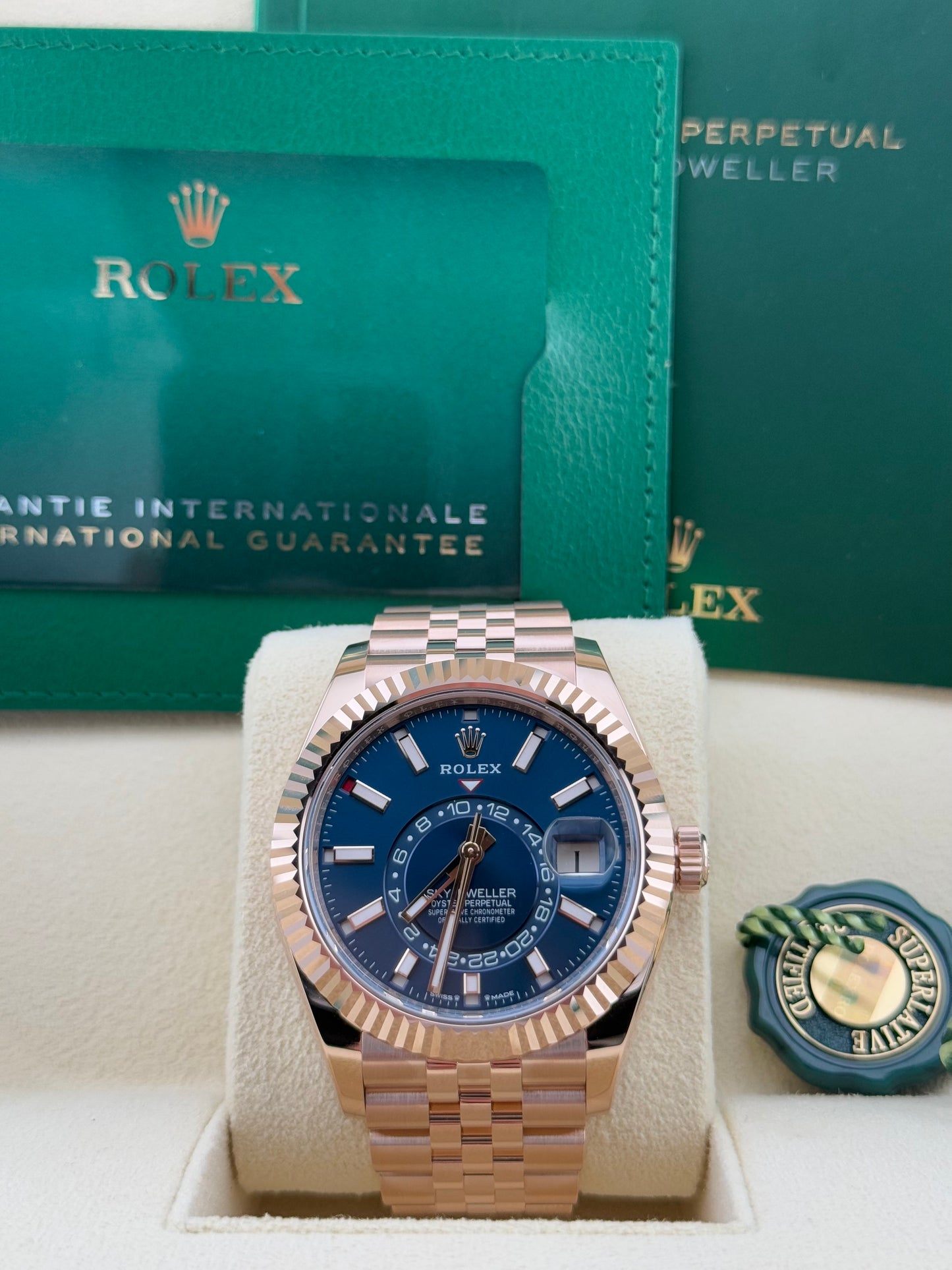 Rolex Sky-Dweller ref. 336935 with Blue dial Jubilee bracelet