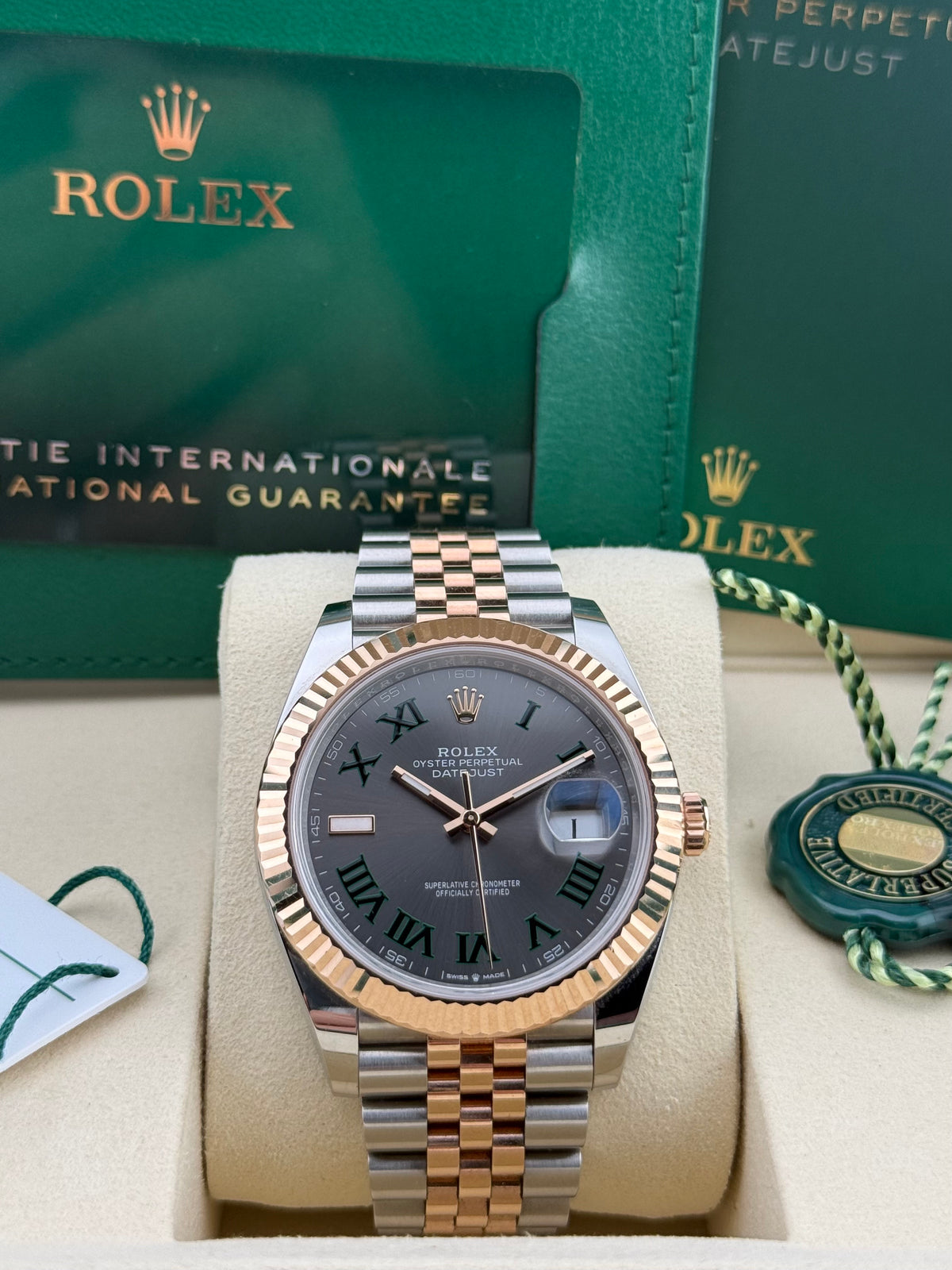 Rolex Datejust 41 Wimbledon Two-Tone Jubilee 126331
